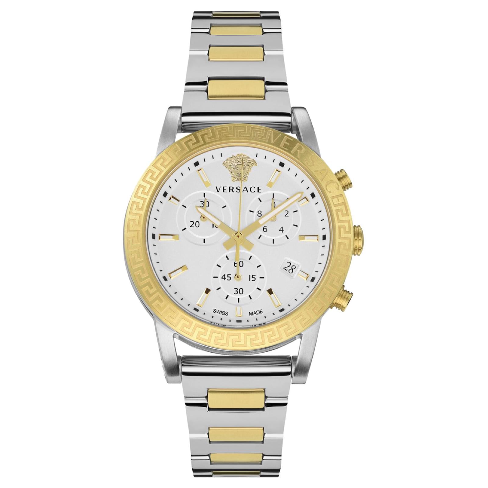 Versace Sport Tech Chronograph Watch Metallic ref.727342 Joli Closet