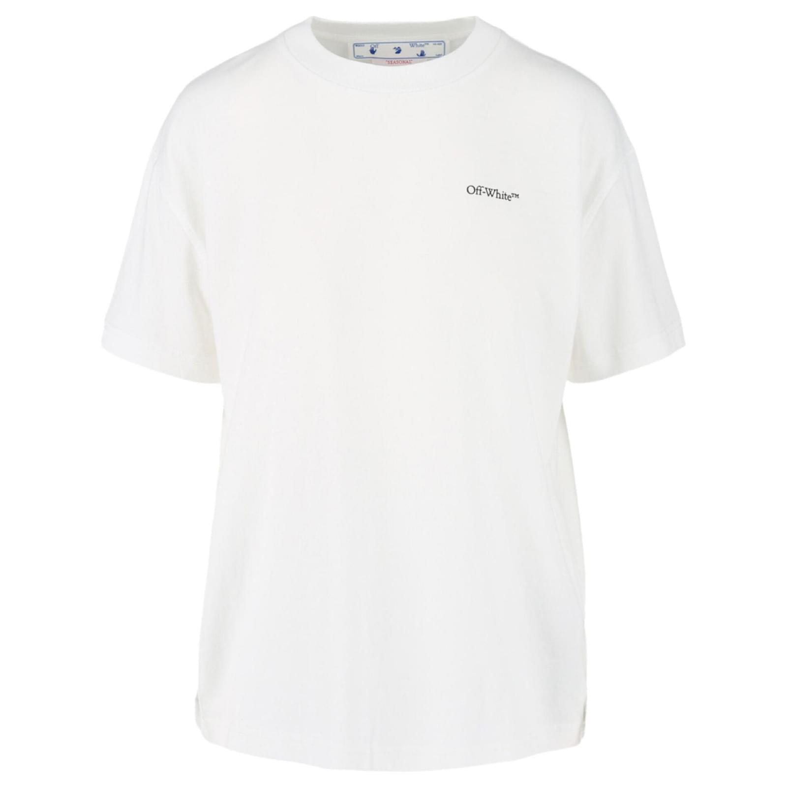 Off-White logo-print Short-Sleeve T-Shirt