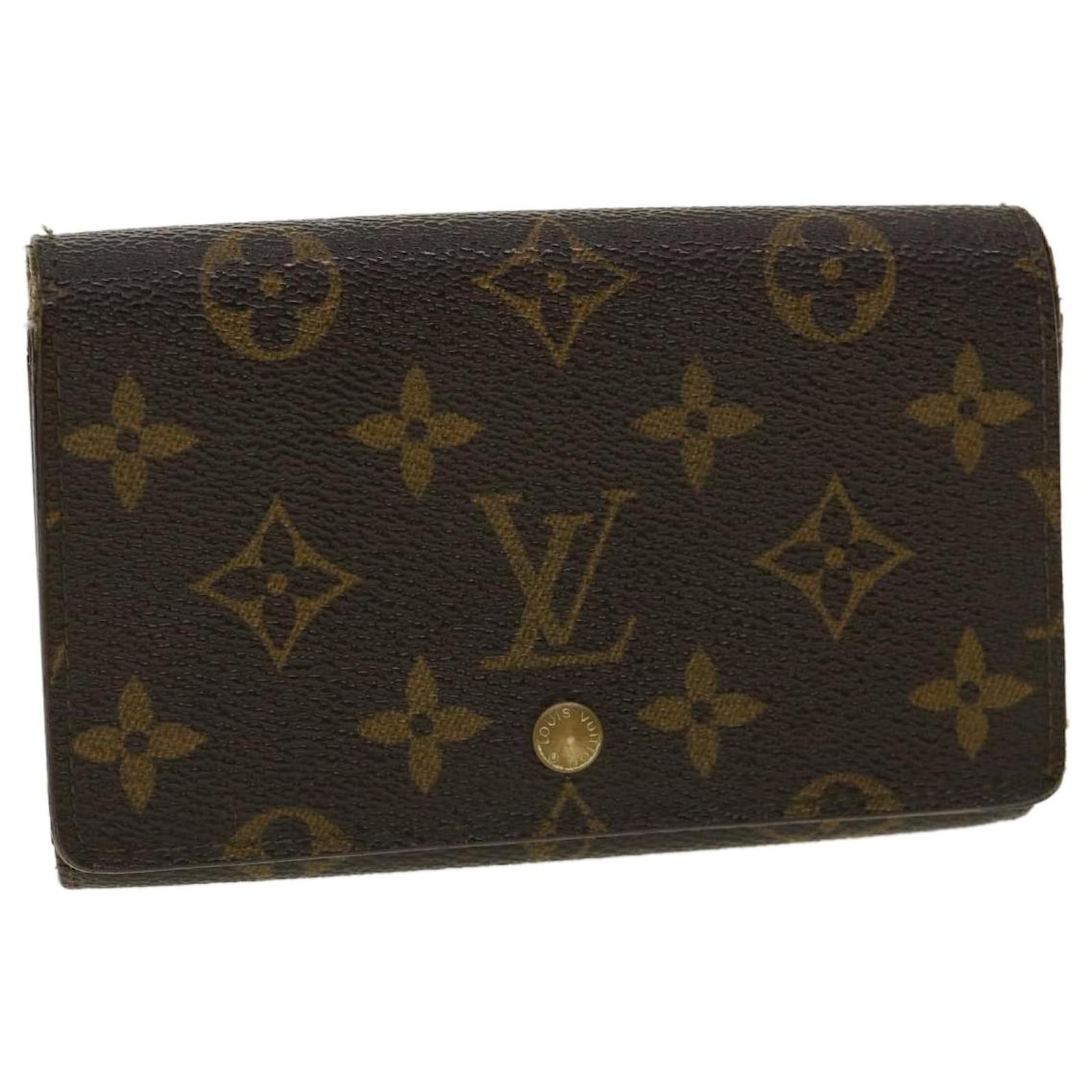 Louis Vuitton Monogram Porte Monnaie Tresor Wallet