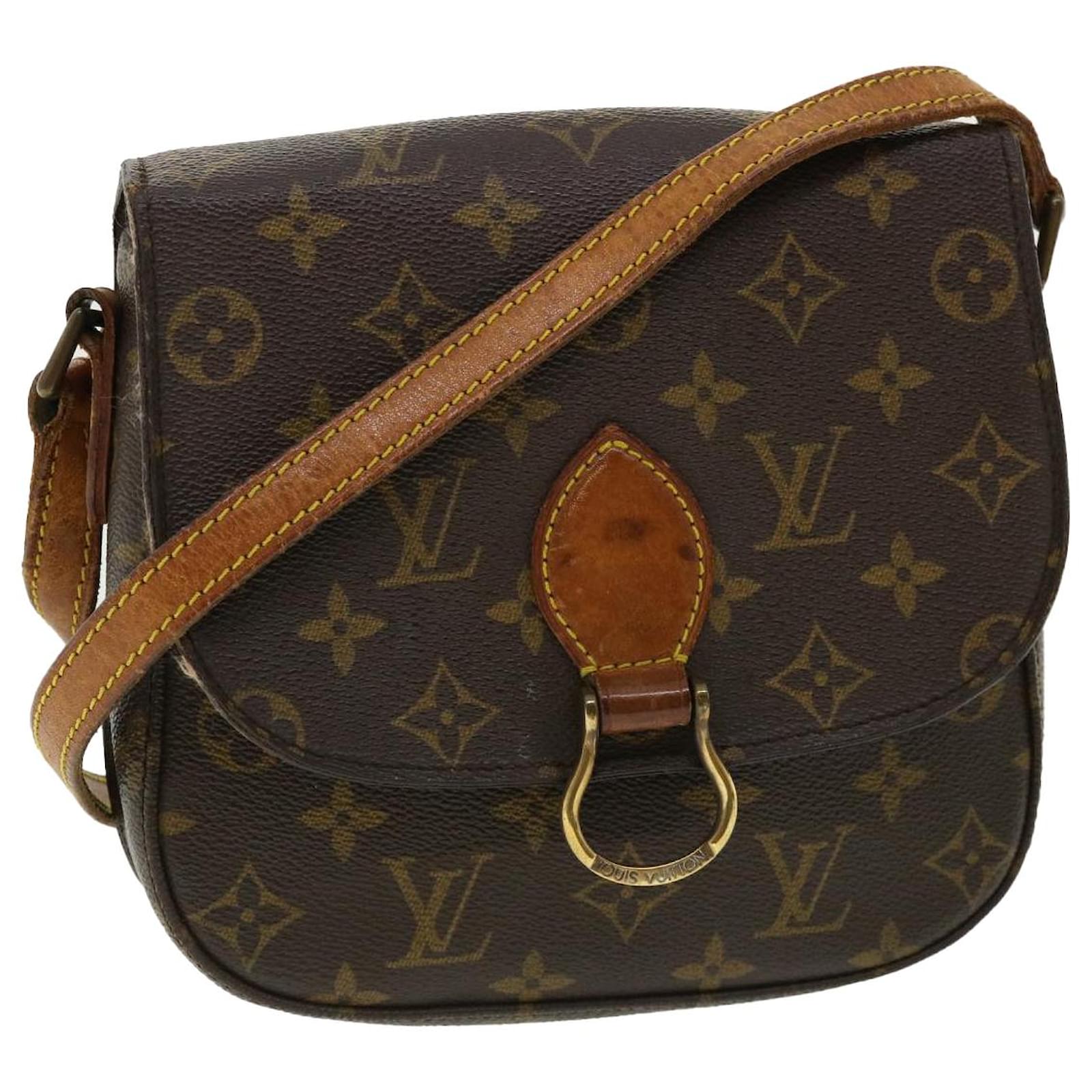 LOUIS VUITTON SAINT CLOUD MM Crossbody Shoulder Bag Purse Monogram M51243  Brown