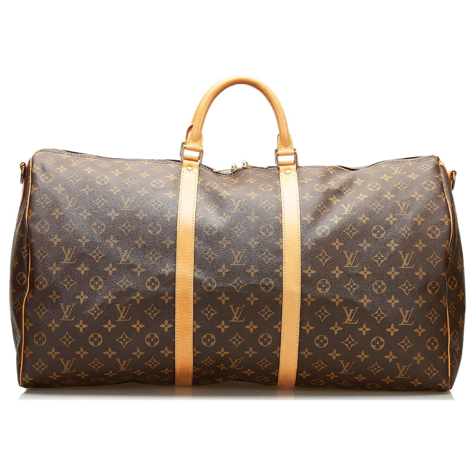 Authentic Louis Vuitton Monogram Keepall bandouliere 60 hand