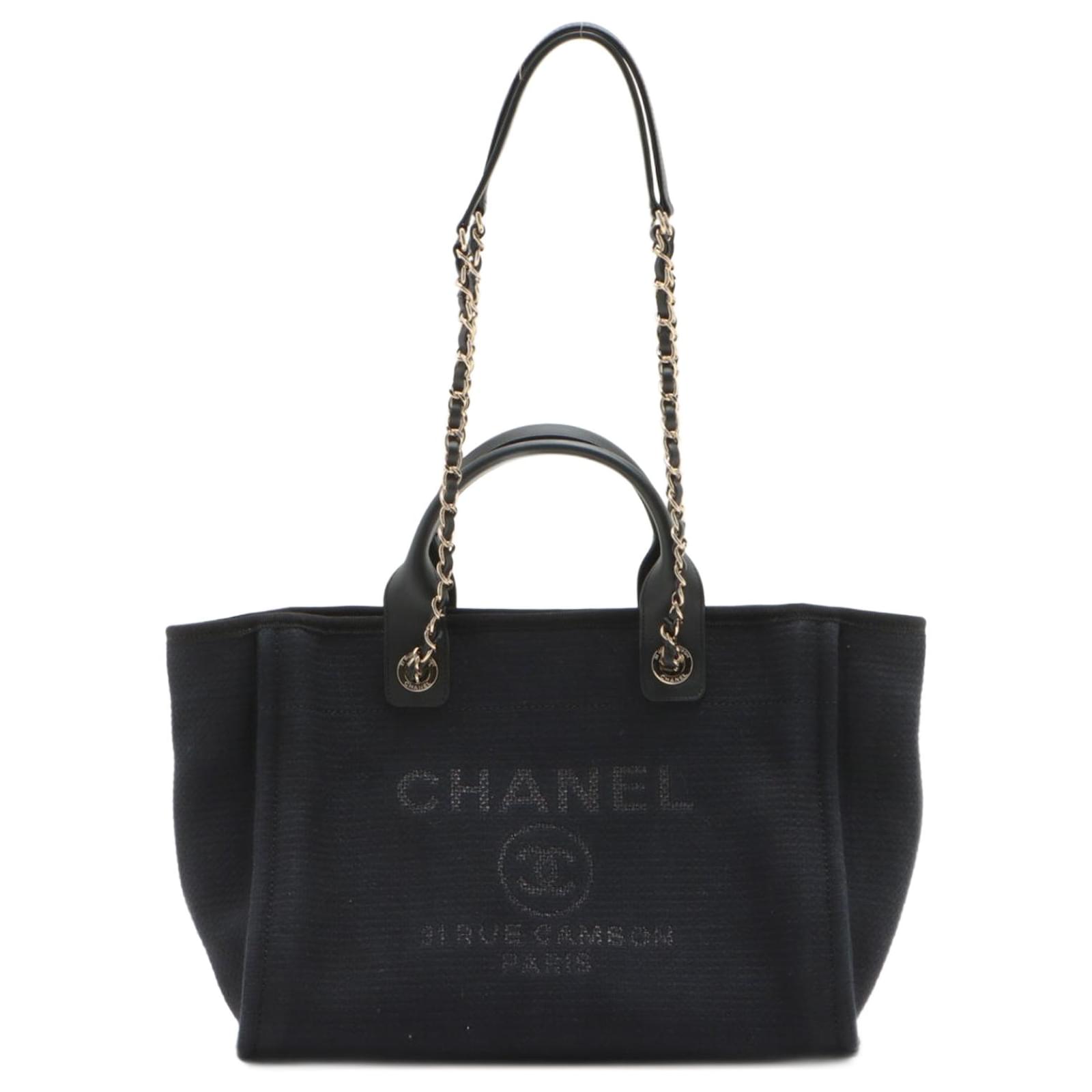 Chanel deauville canvas sale