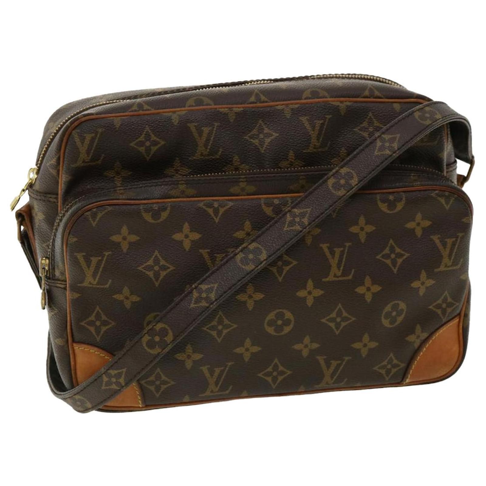 Louis Vuitton Nile Monogram Shoulder Bag Crossbody M45244 Brown