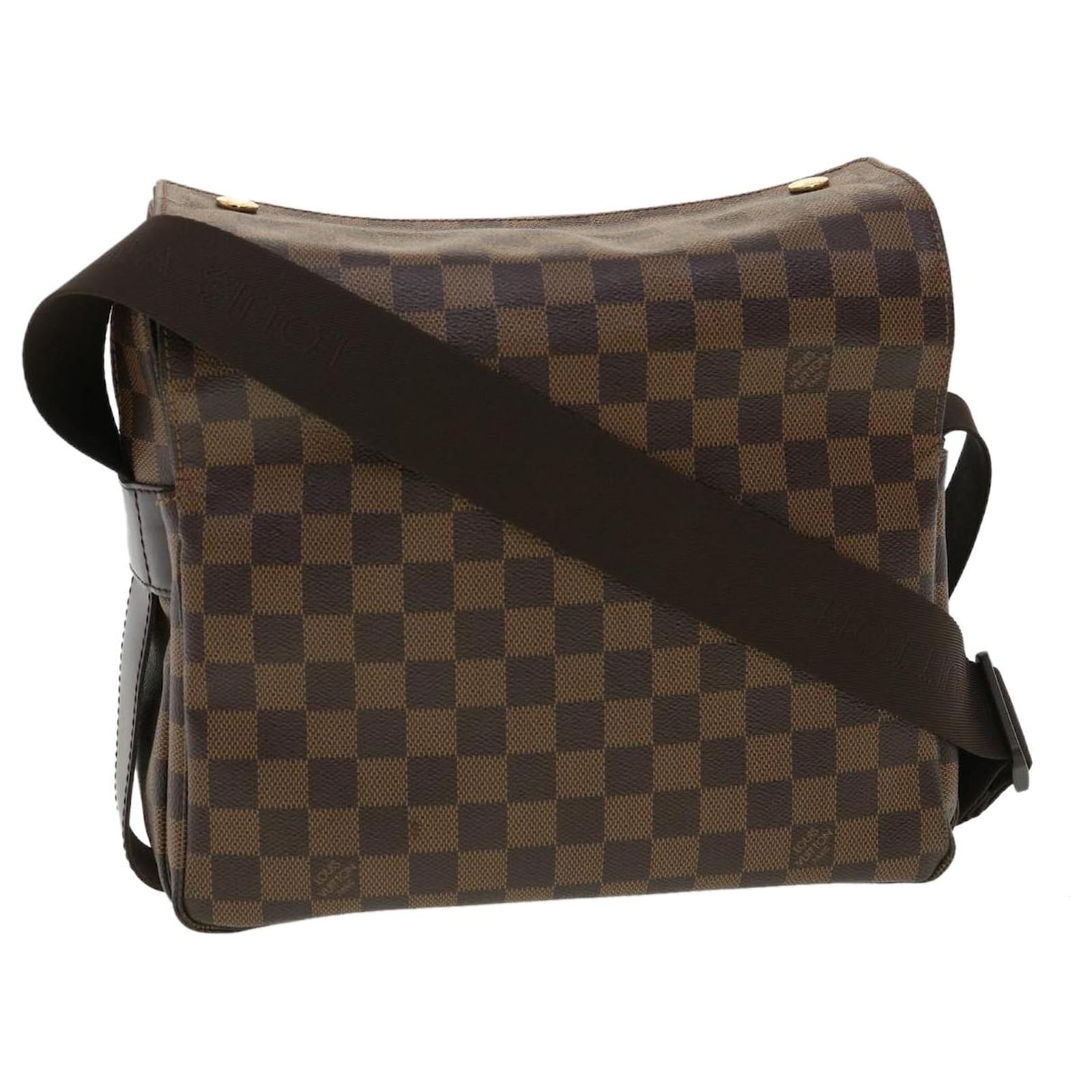 Louis Vuitton, Bags, Louis Vuitton Bag Damier Ebene Canvas Naviglio  Shoulder Messenger Bag