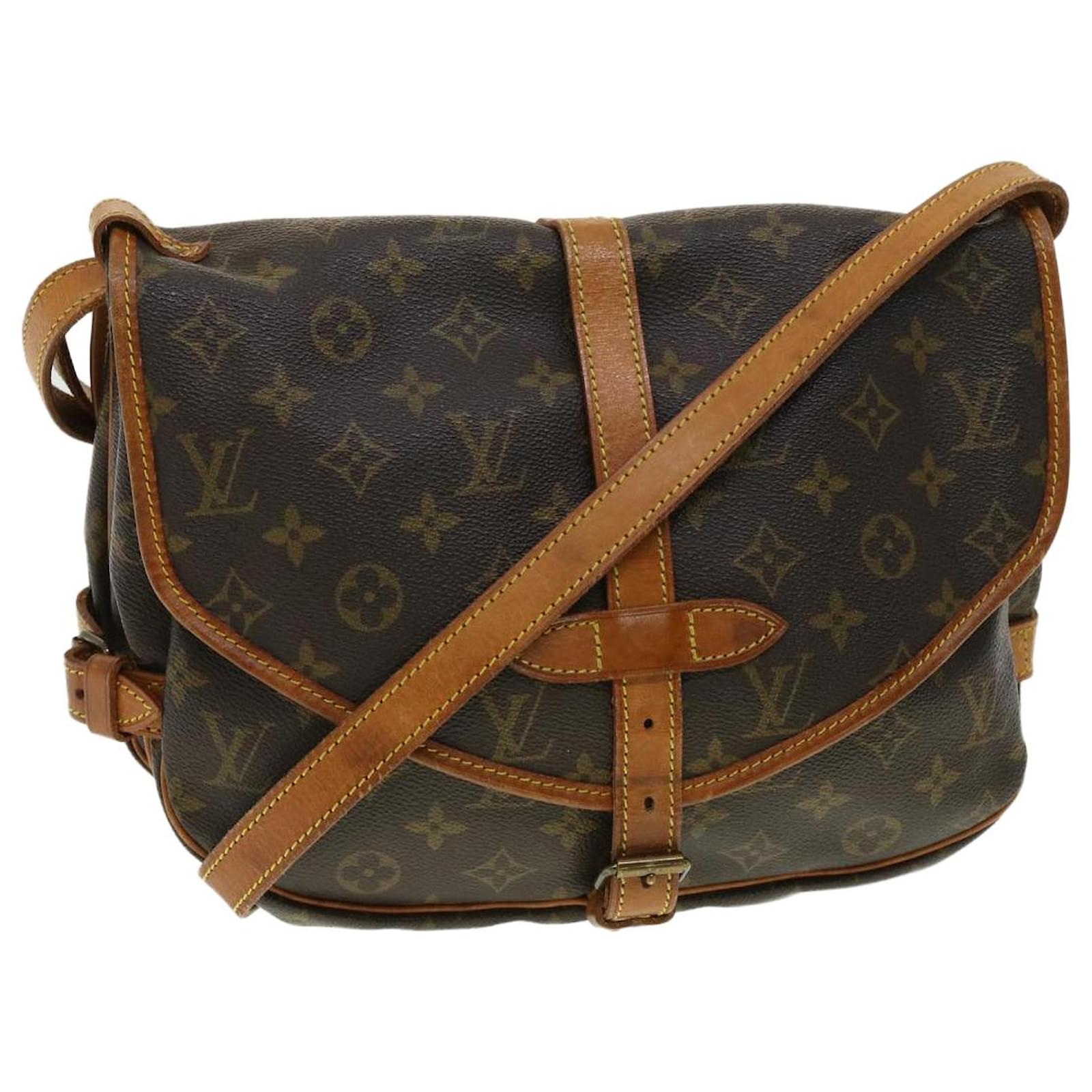 LOUIS VUITTON Shoulder Bag M42256 Saumur 30 Monogram canvas