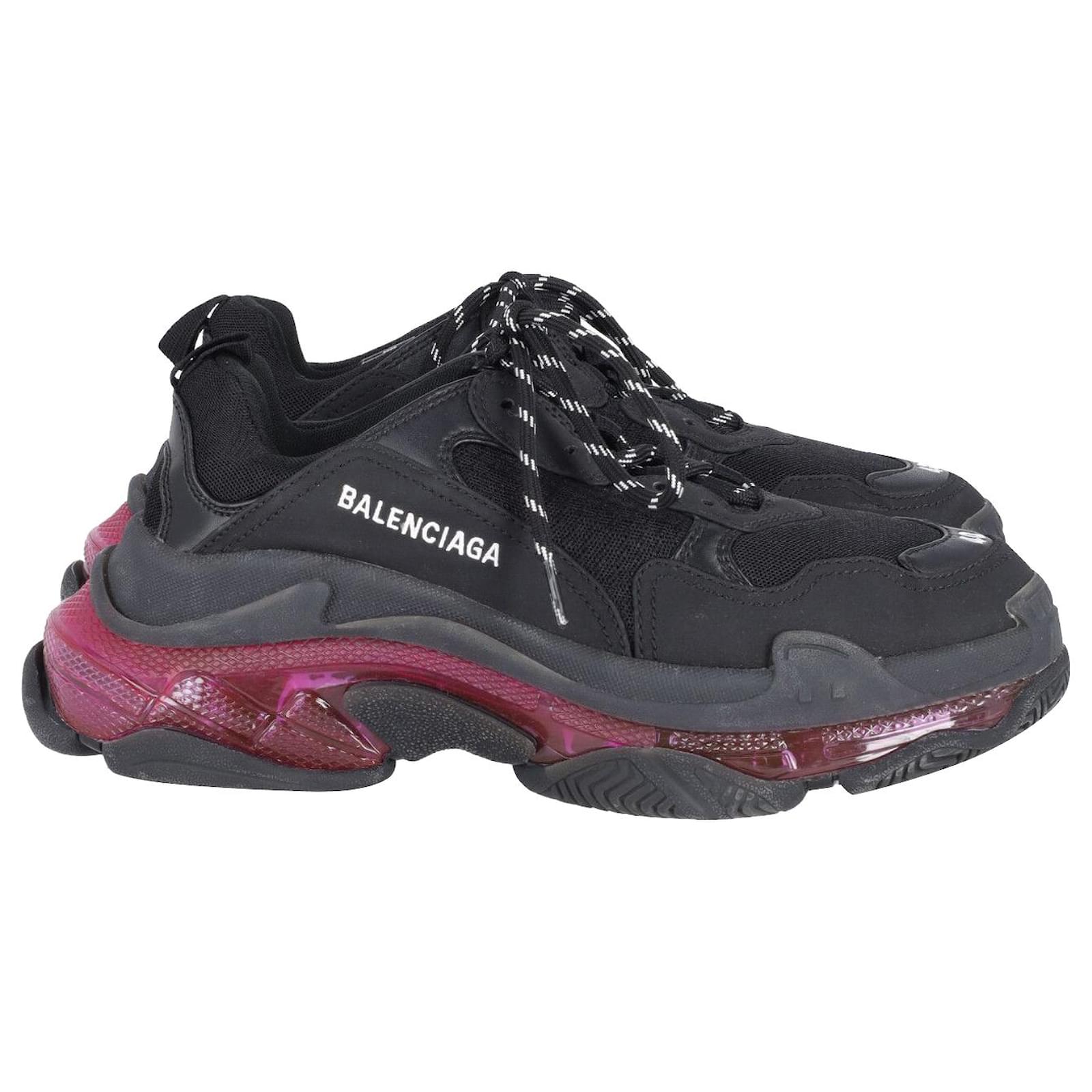Balenciaga Clear Sneakers in Black Polyurethane Plastic ref.730450 - Joli Closet