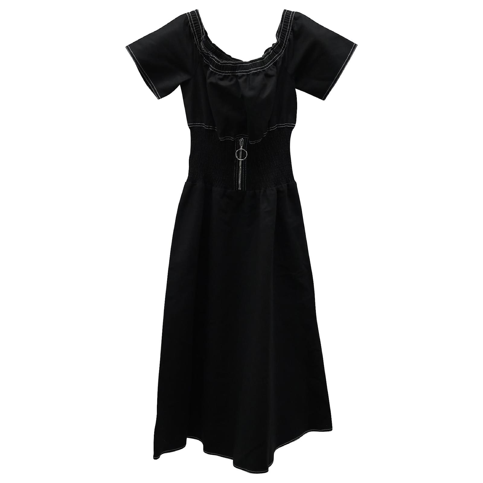 maje off shoulder dress