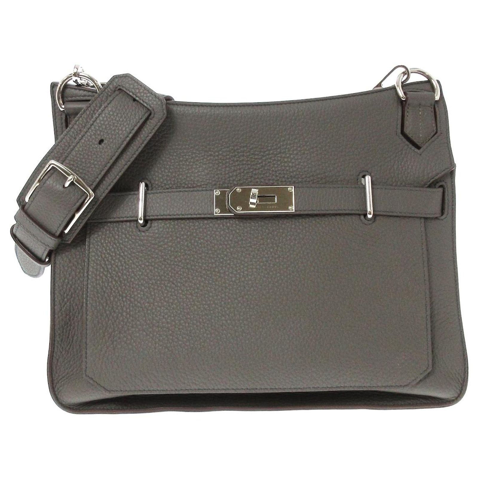 Hermès Jypsiere Grey Leather ref.730660 - Joli Closet