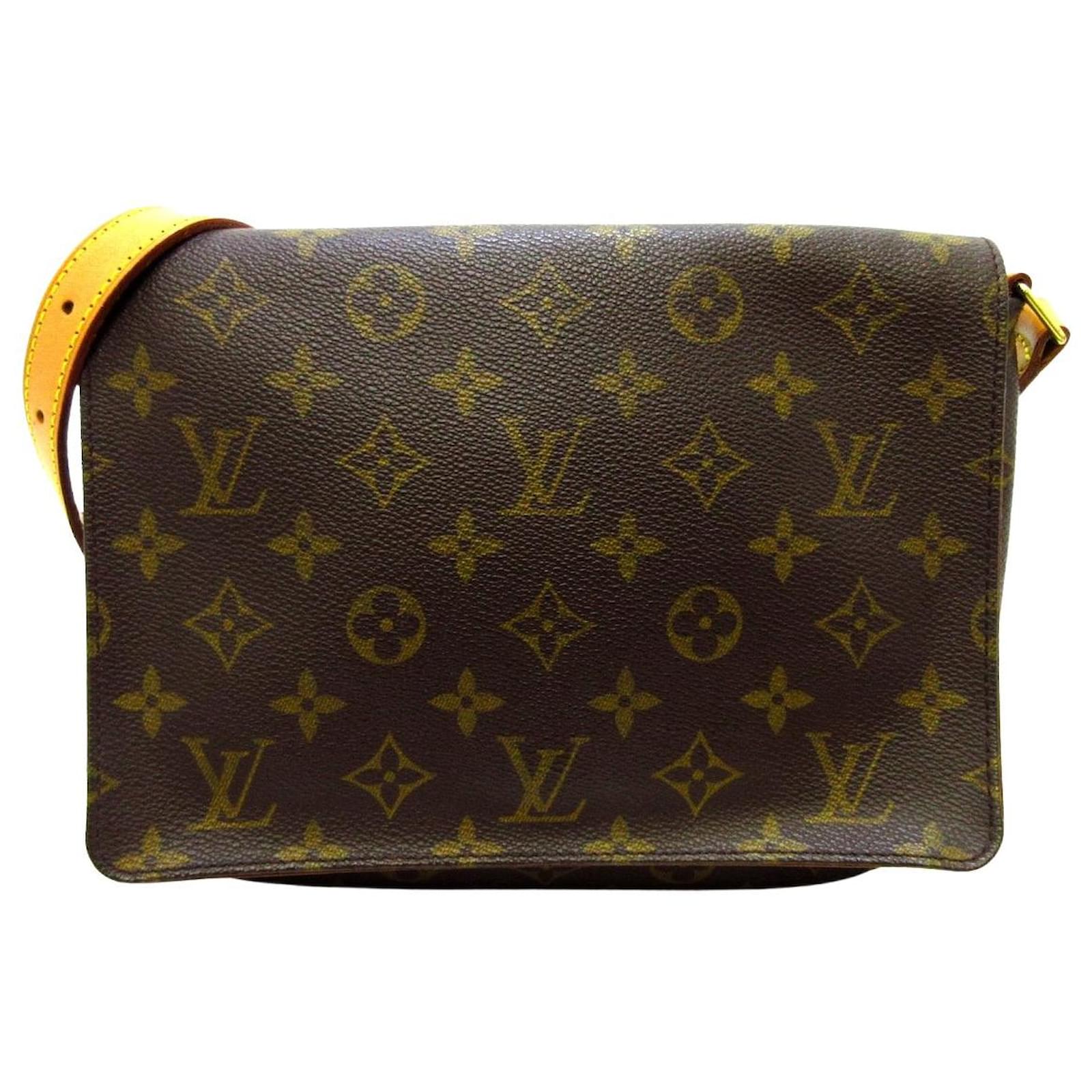 Louis Vuitton Musette Tango Brown Cloth ref.664507 - Joli Closet