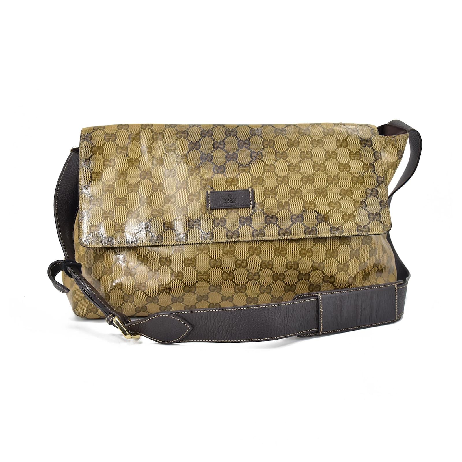 Gucci crystal messenger discount bag