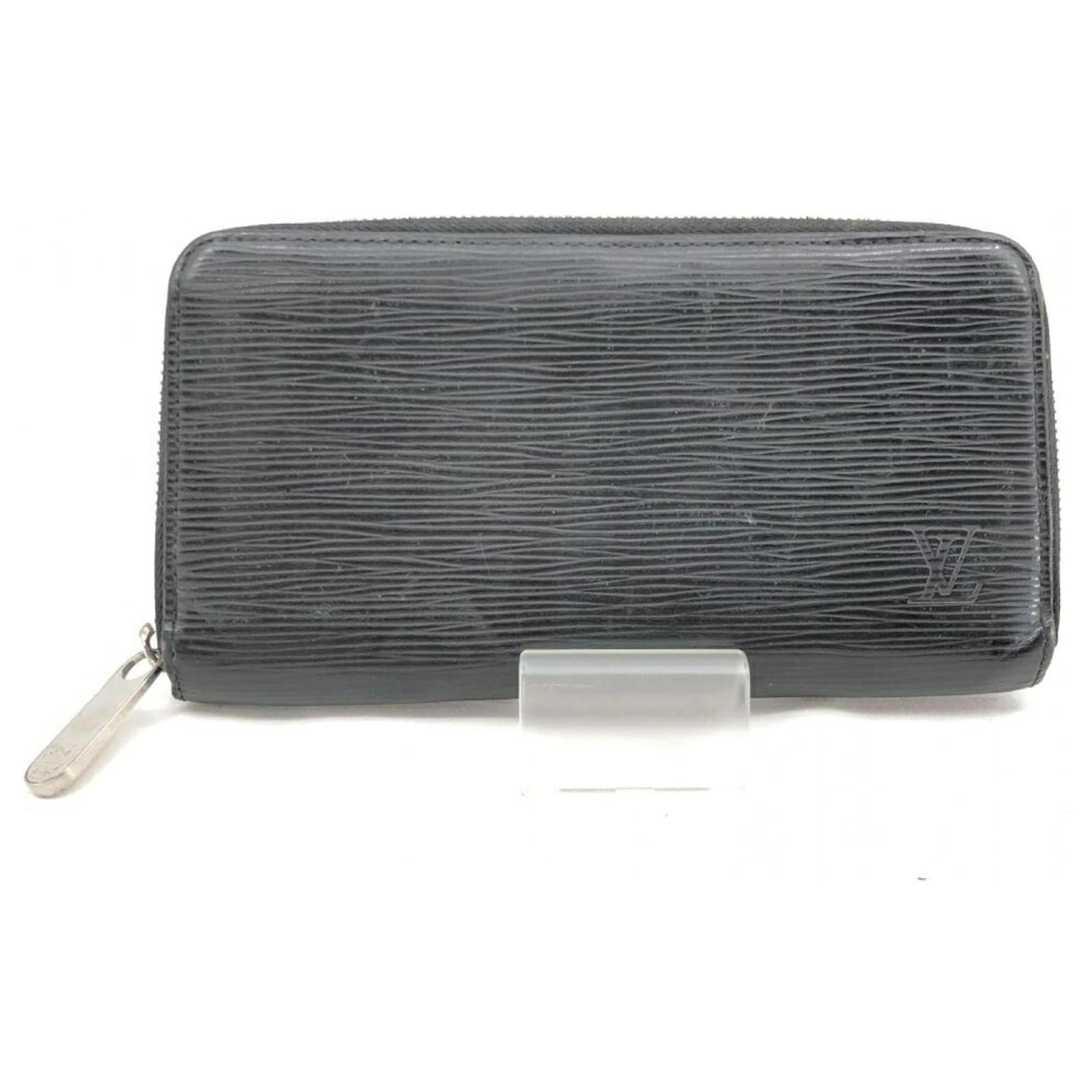 Louis Vuitton Zippy Wallet Black Leather ref.673240 - Joli Closet