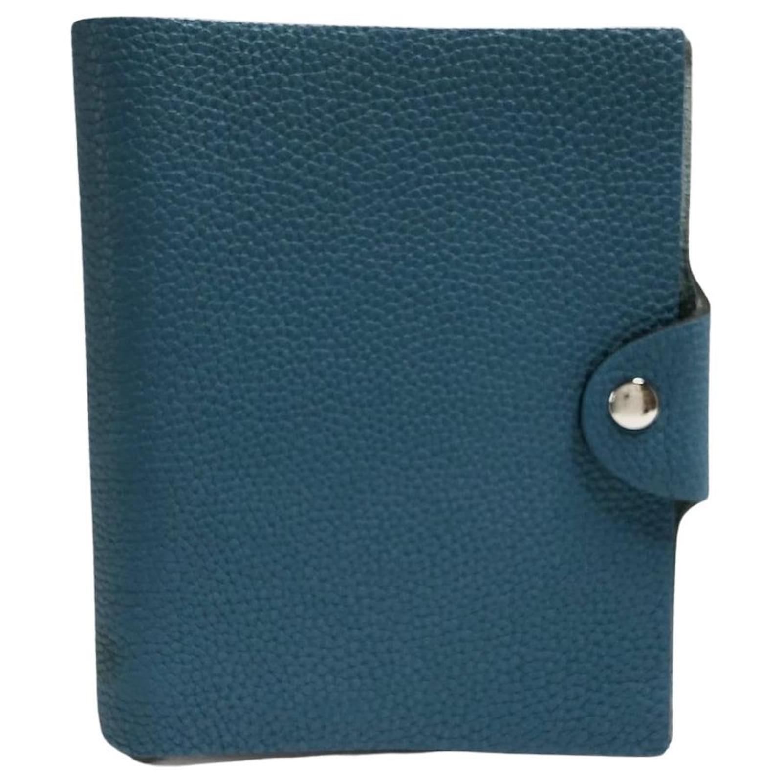 Hermès agenda cover Blue Leather ref.731698 - Joli Closet