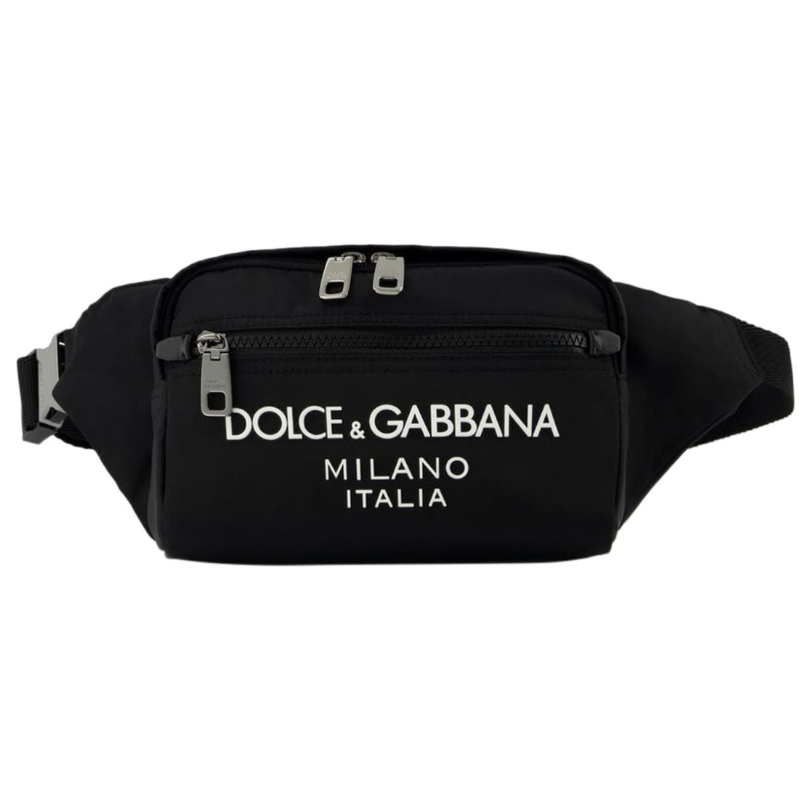 semilla Calma Grande Riñonera - Dolce & Gabbana - Negro - Nailon ref.732321 - Joli Closet