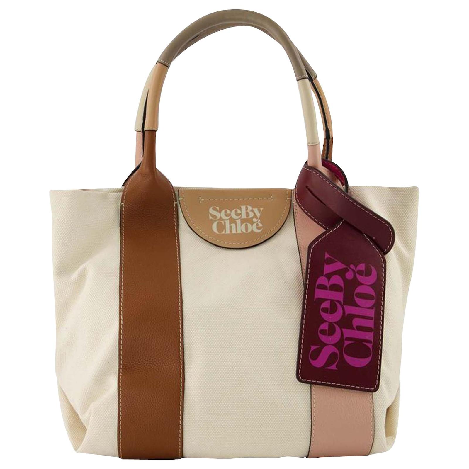 See by Chloé Leatizia Petit Tote Bag - See By Chloe - Caramello