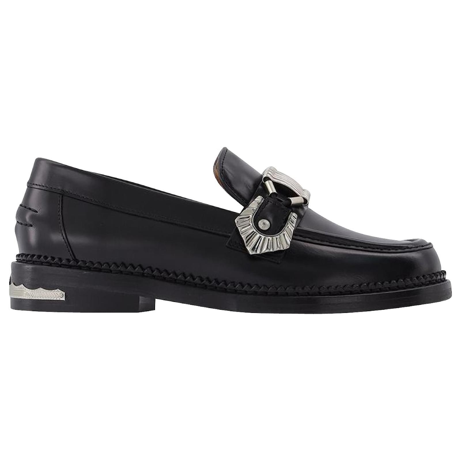 Toga Pulla Loafers in Black Leather ref.732549 Joli Closet