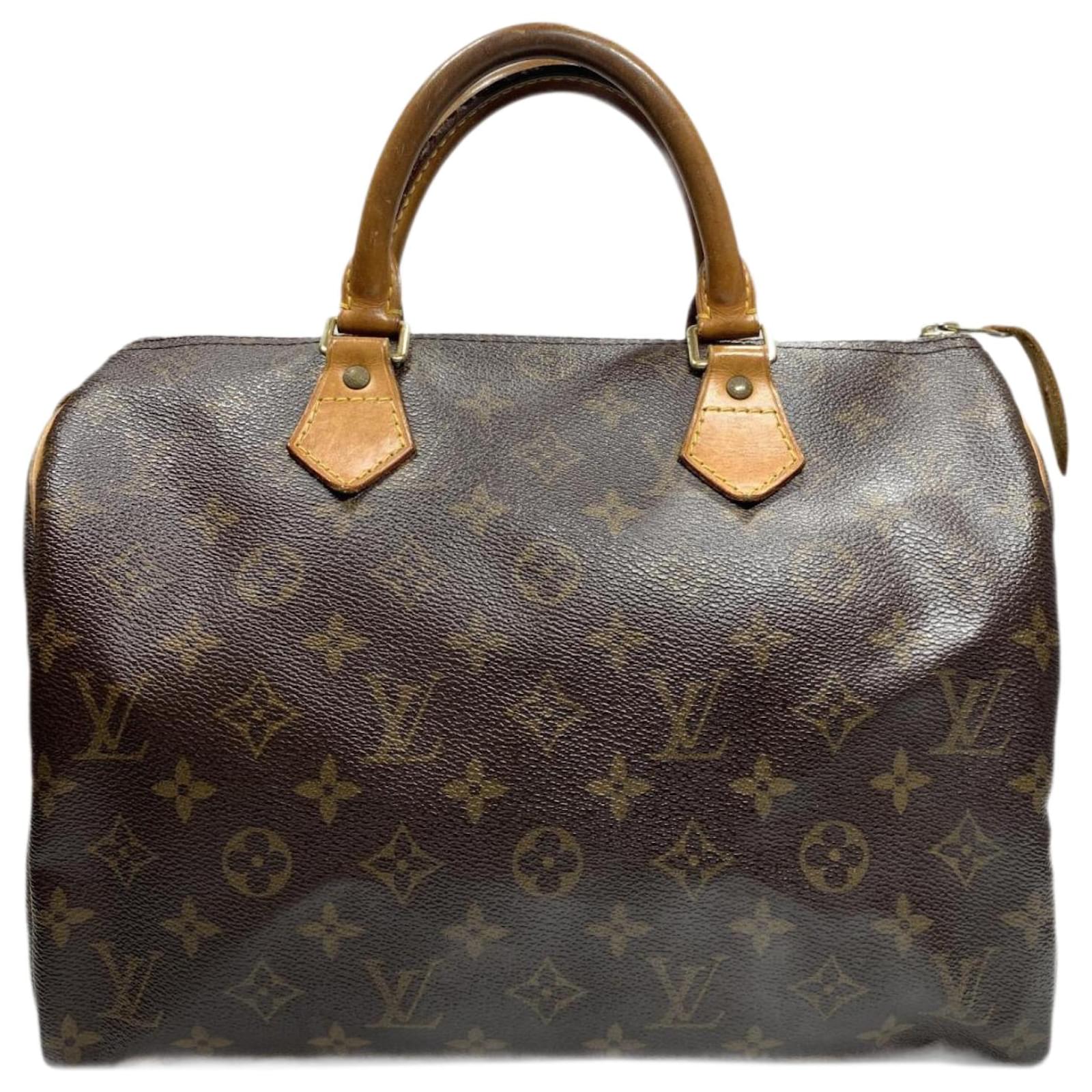 Louis Vuitton Monogram Speedy 30 M41526 Brown Cloth ref.733186 - Joli Closet