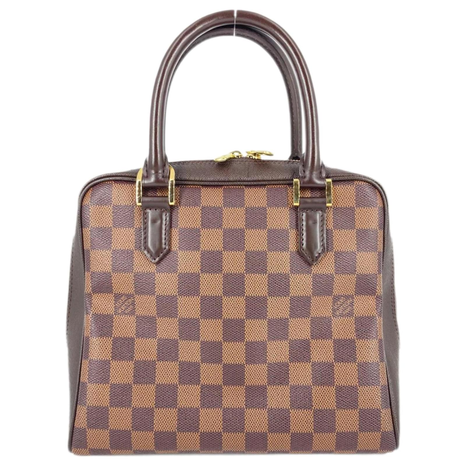 Brown Louis Vuitton Damier Ebene Brera Handbag