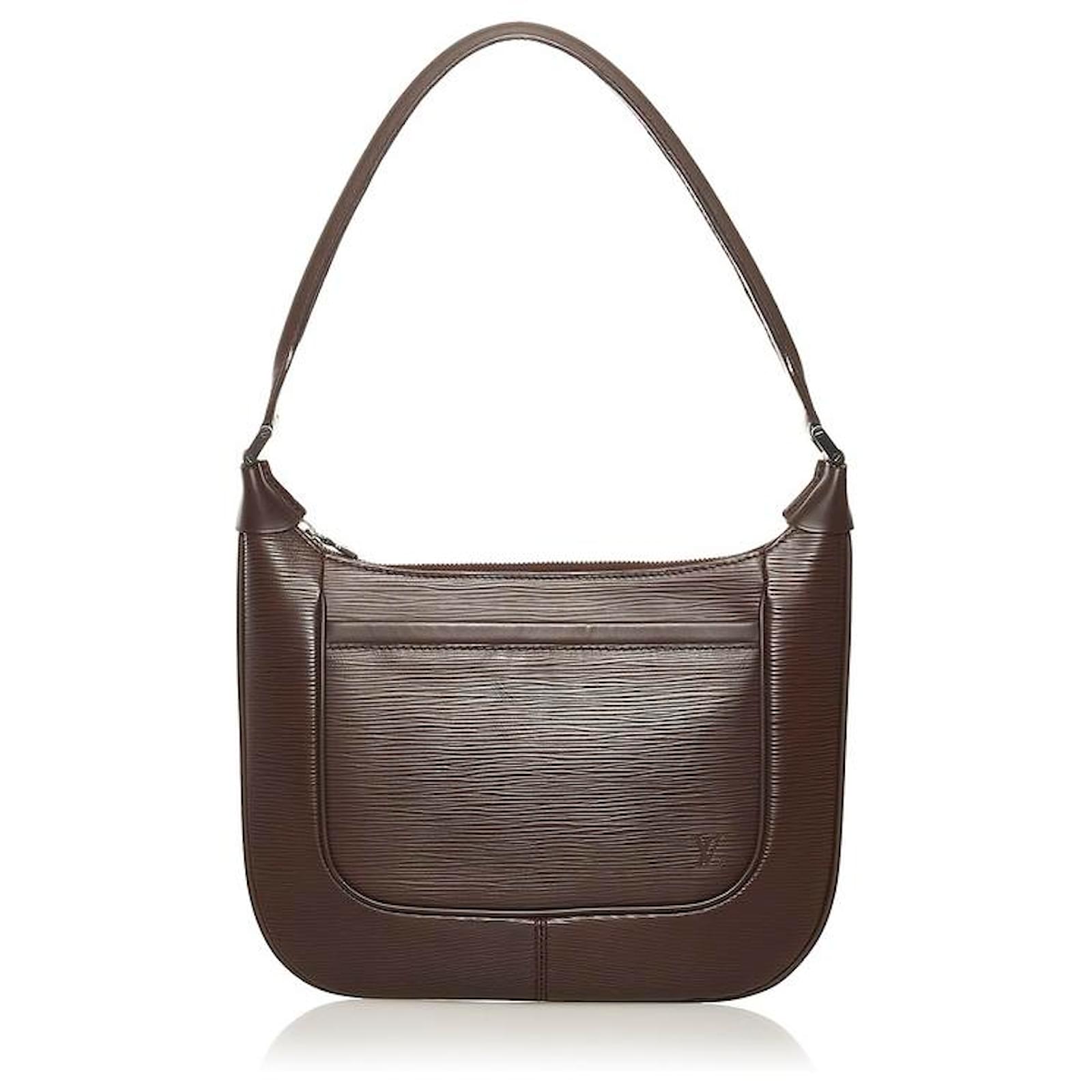 Pony-style calfskin crossbody bag Louis Vuitton Brown in Pony