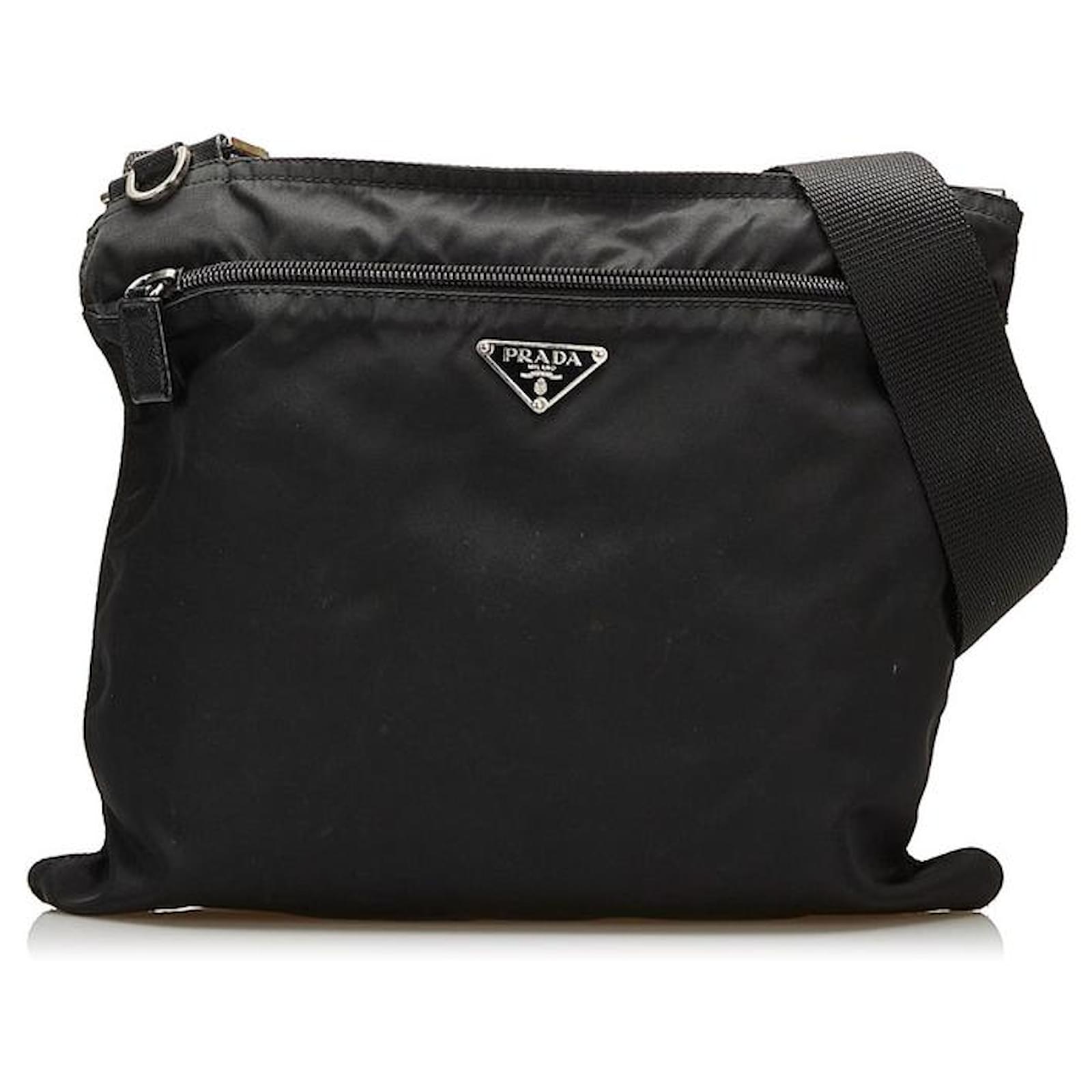 Prada Tessuto Crossbody bag Black Cloth ref.733528 - Joli Closet