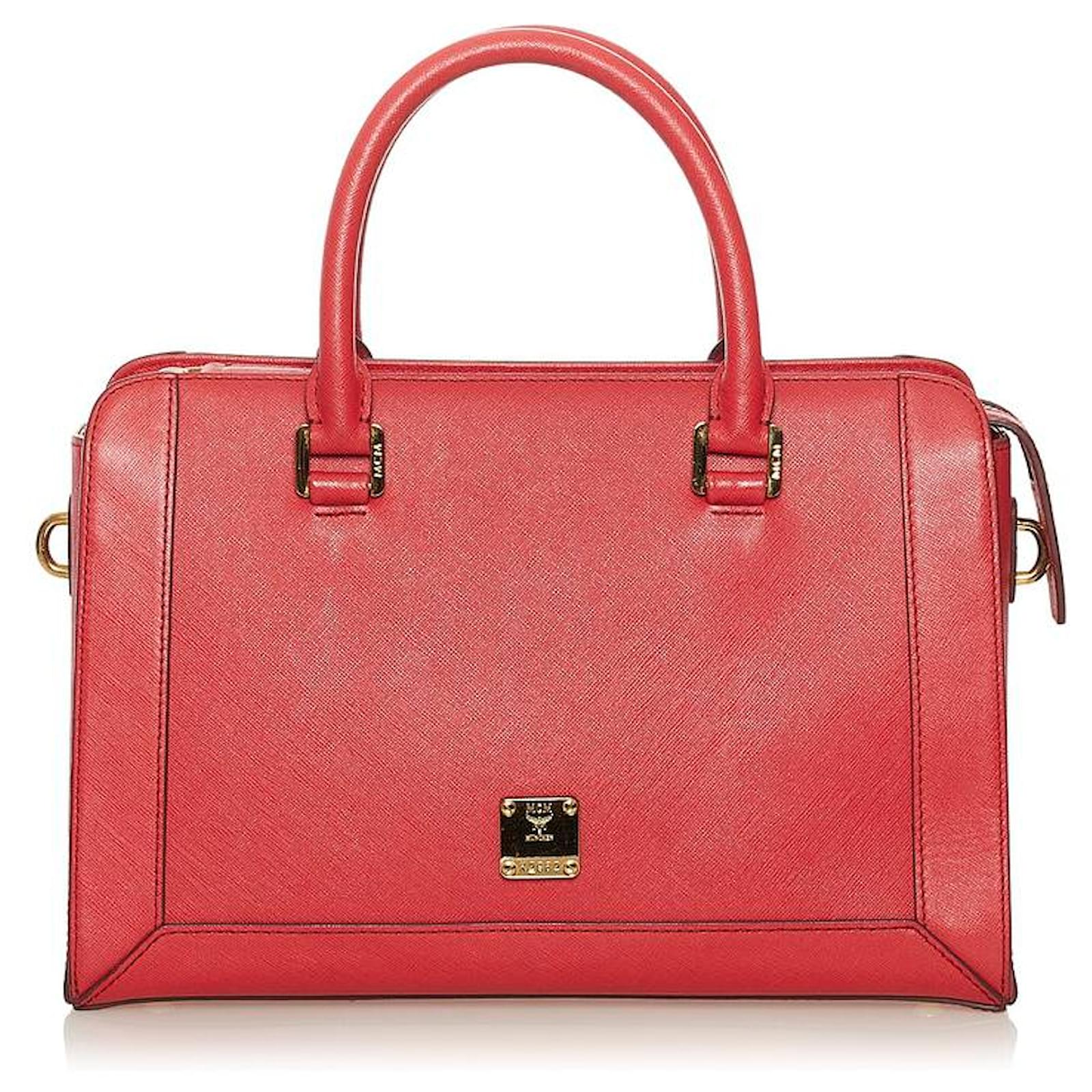 Small red 2025 mcm purse