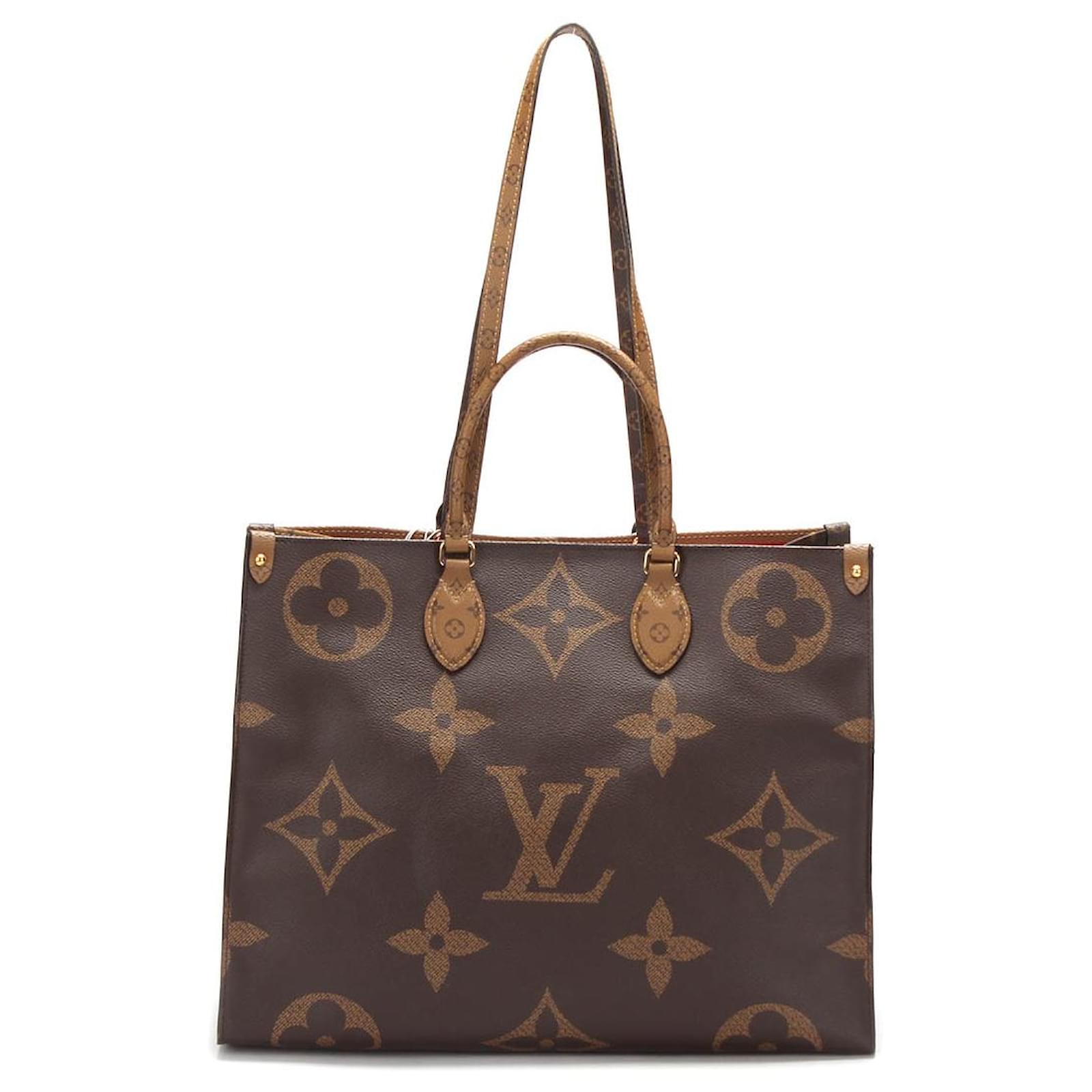 Louis Vuitton On The Go Monogran Tote Bag GM Brown - NOBLEMARS