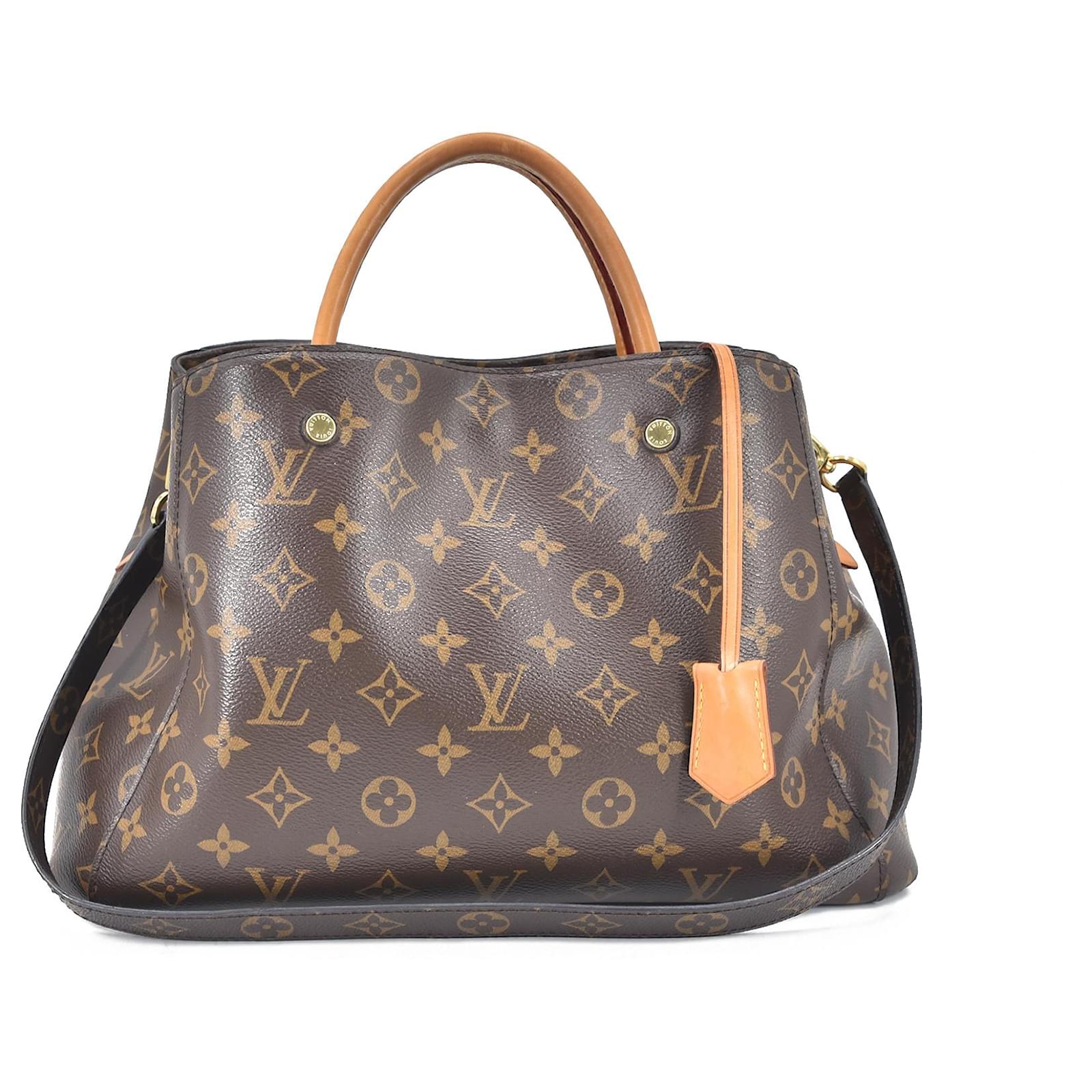 LOUIS VUITTON Monogram Canvas Montaigne MM Shoulder Bag