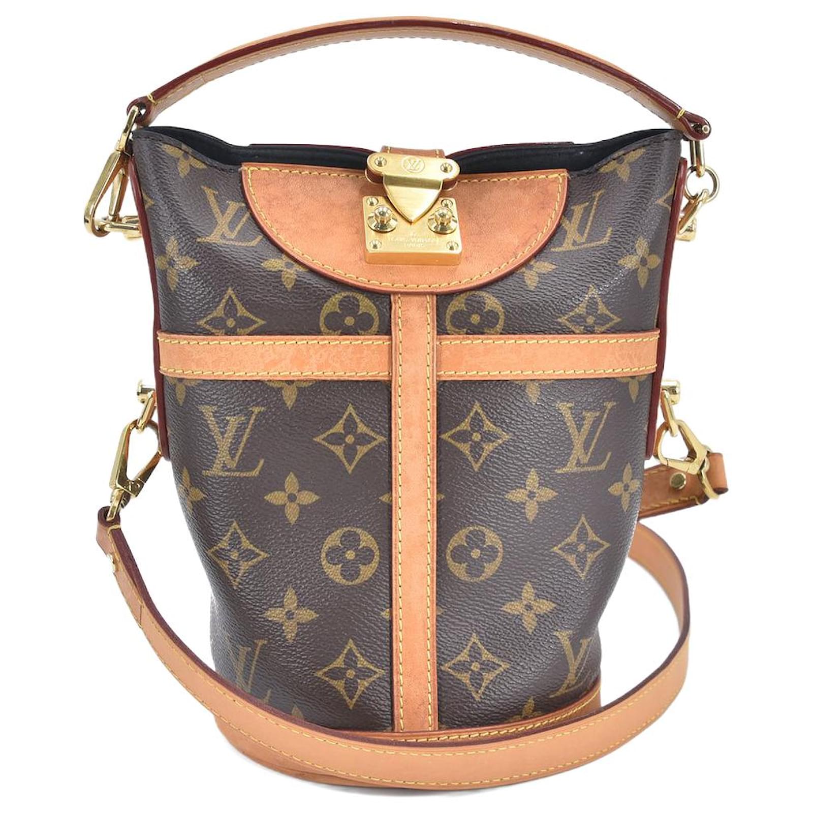 Louis Vuitton Monogram Duffle Bag Brown Cloth ref.734414 - Joli Closet