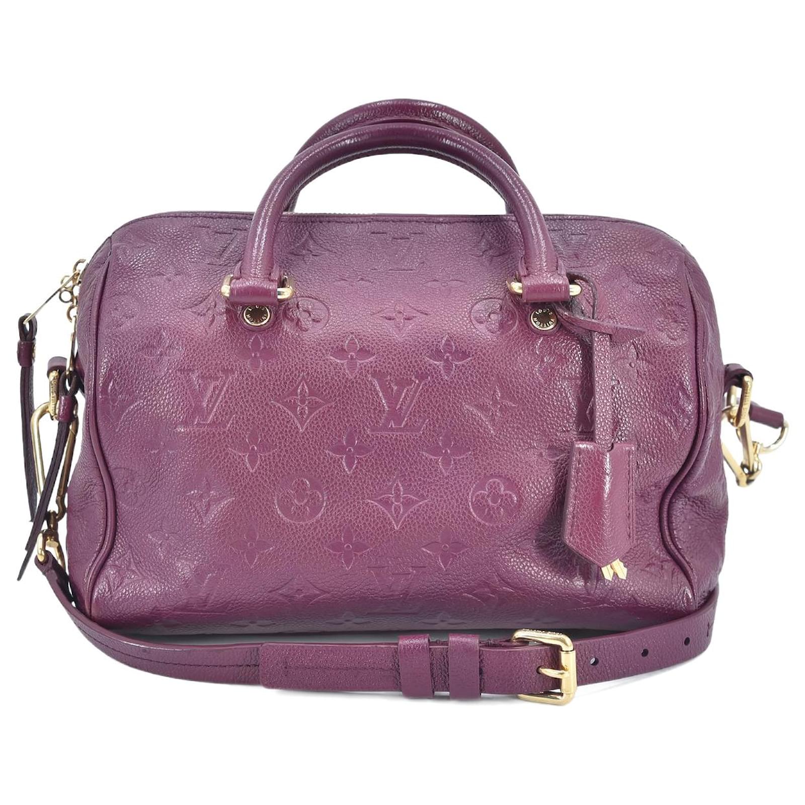 Louis Vuitton Purple Monogram Empreinte Speedy 25 Leather ref.300615 - Joli  Closet