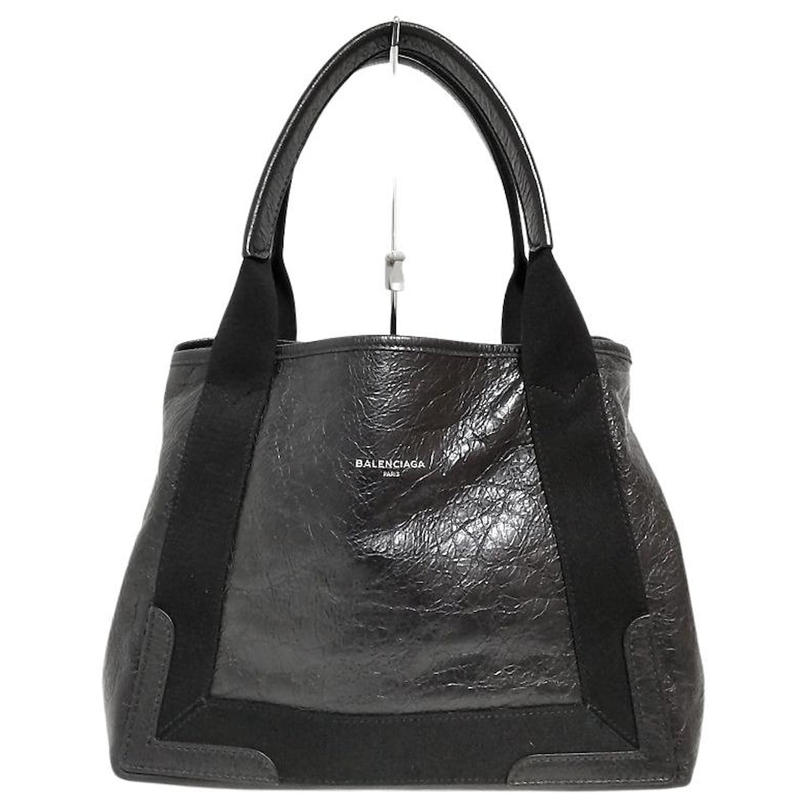 balenciaga cabas leather