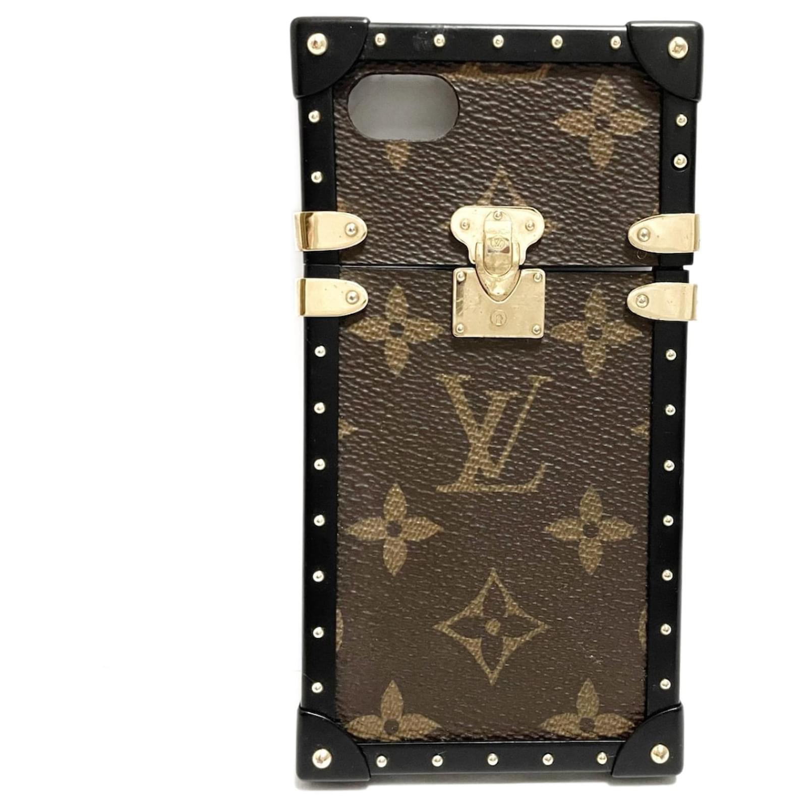 Louis Vuitton Etui Iphone Brown Cloth ref.380569 - Joli Closet