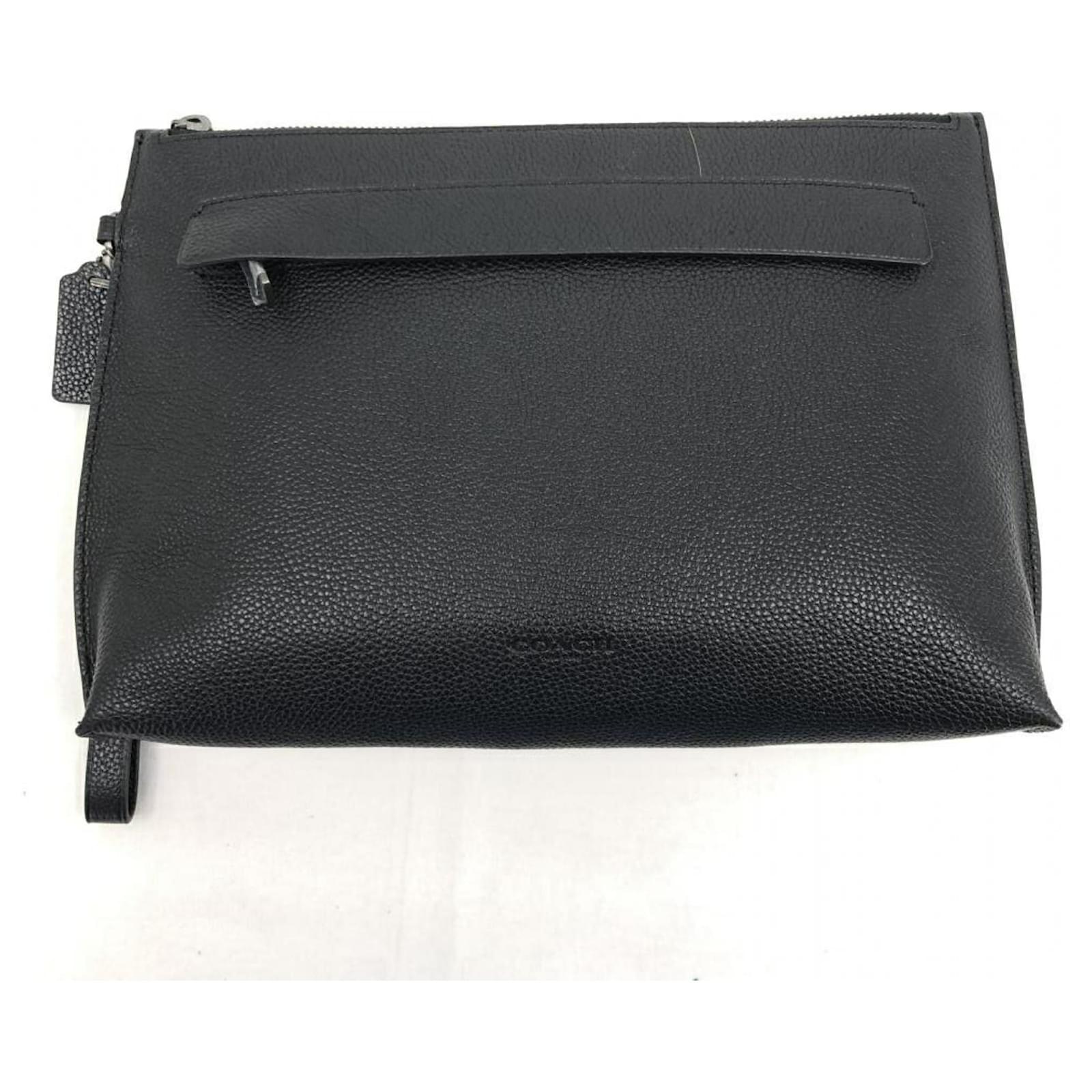 Coach Black Leather ref.738665 - Joli Closet