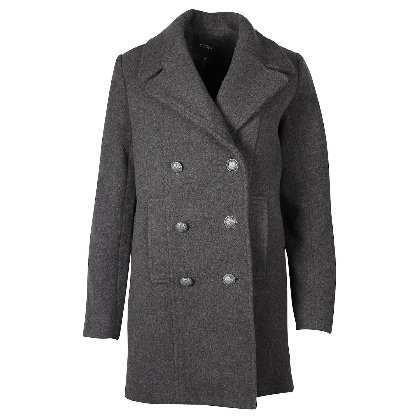 Dark grey winter outlet coat