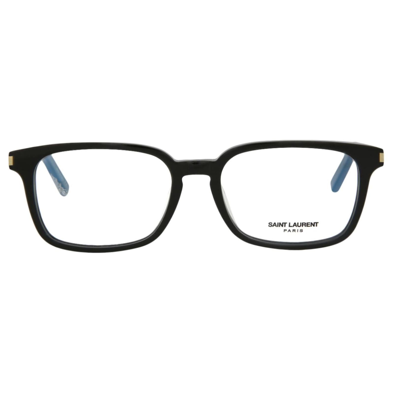 Saint Laurent Square Frame Acetate Optical Frames Black Cellulose Fibre Ref740757 Joli Closet 2292