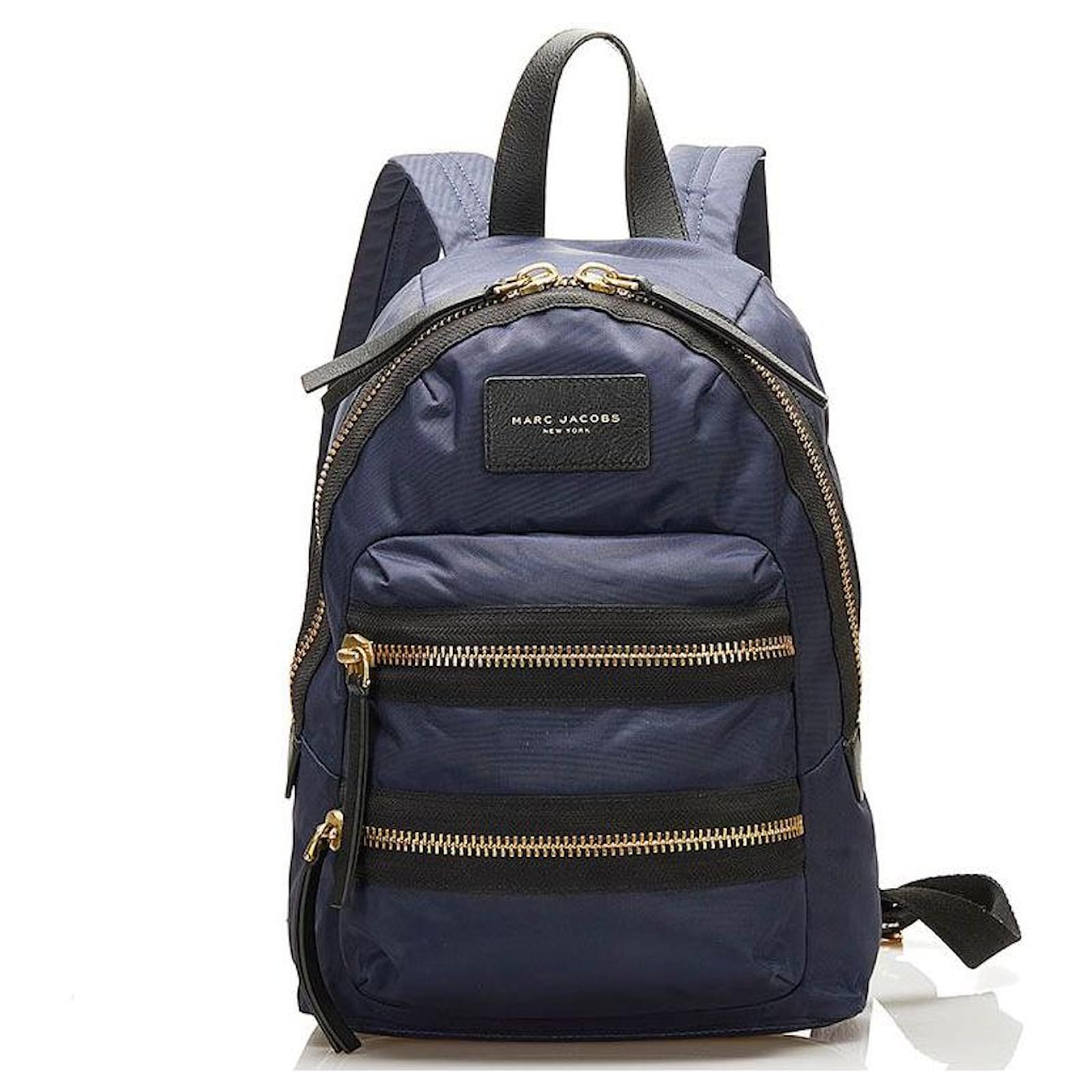 marc jacobs Nylon Zip Backpack blue ref.740775 - Joli Closet