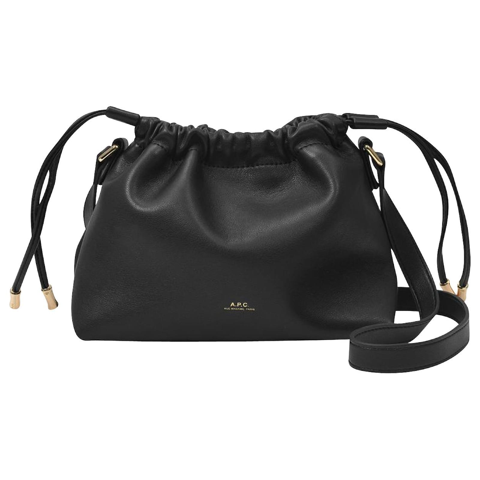 Apc Ninon Mini Bag in Black Leather ref.740913 - Joli Closet
