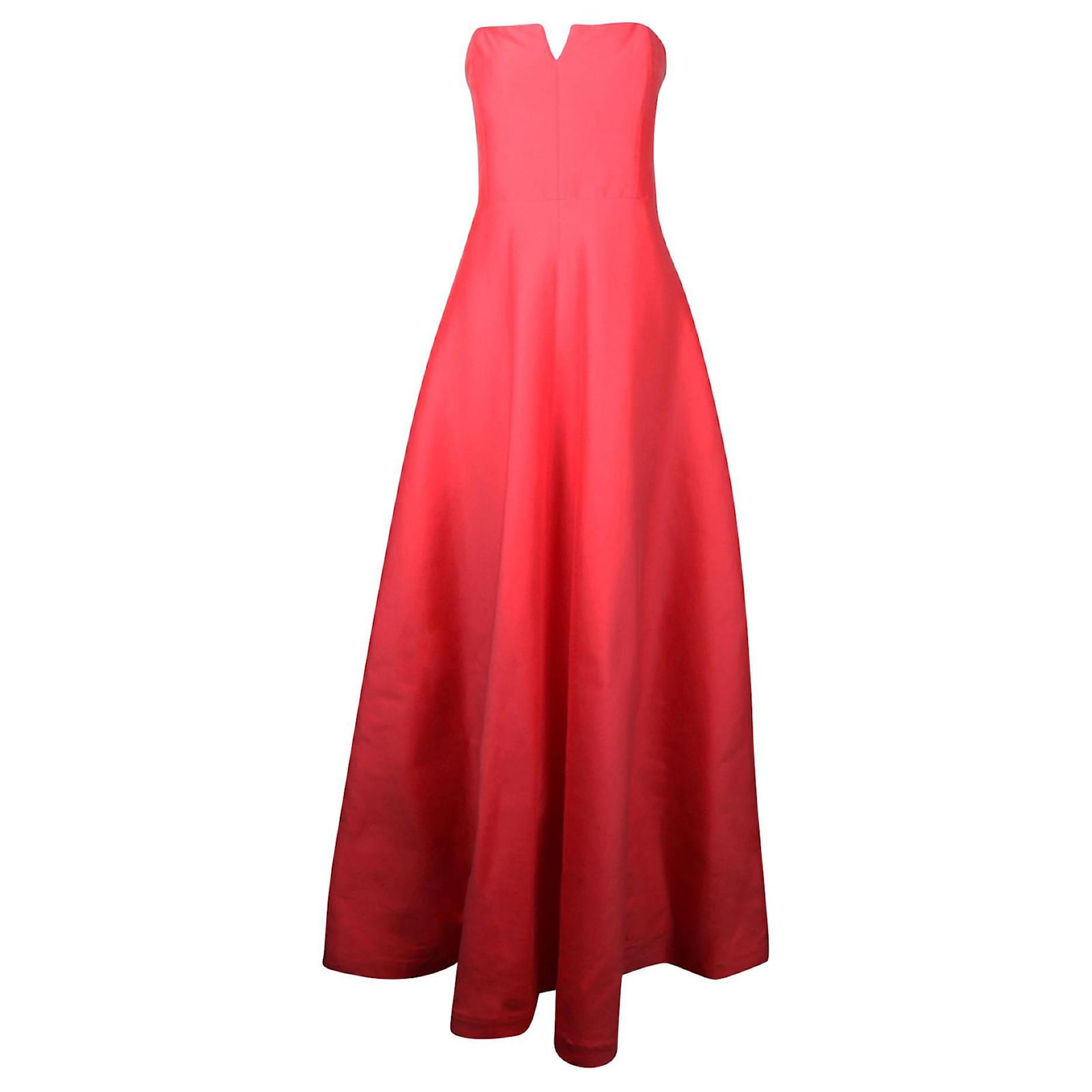 Halston strapless outlet dress