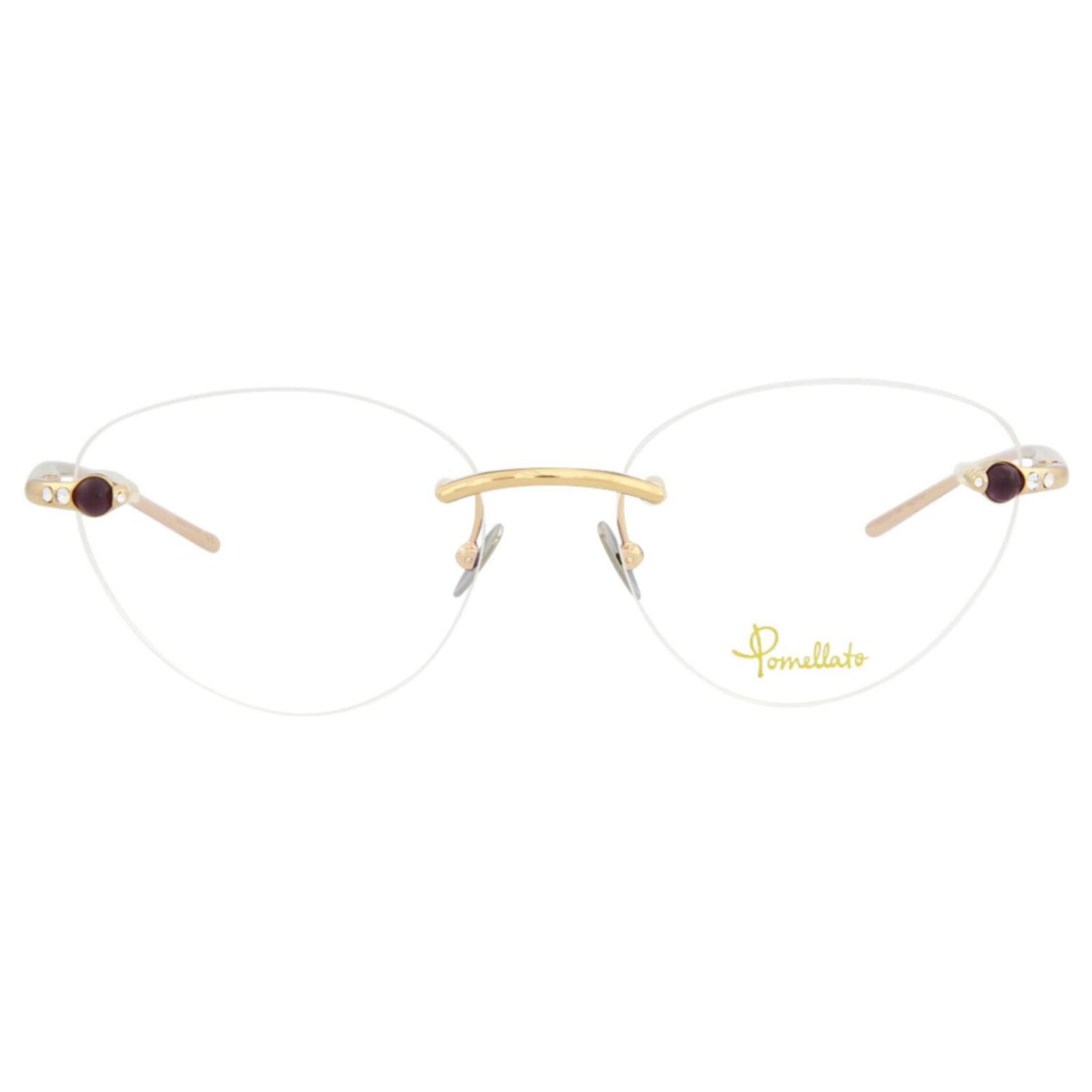Monture De Lunettes Boucheron Métal Doré - Référence 3949-14416, Neuve Avec étiquettes Et Boîte D'origine