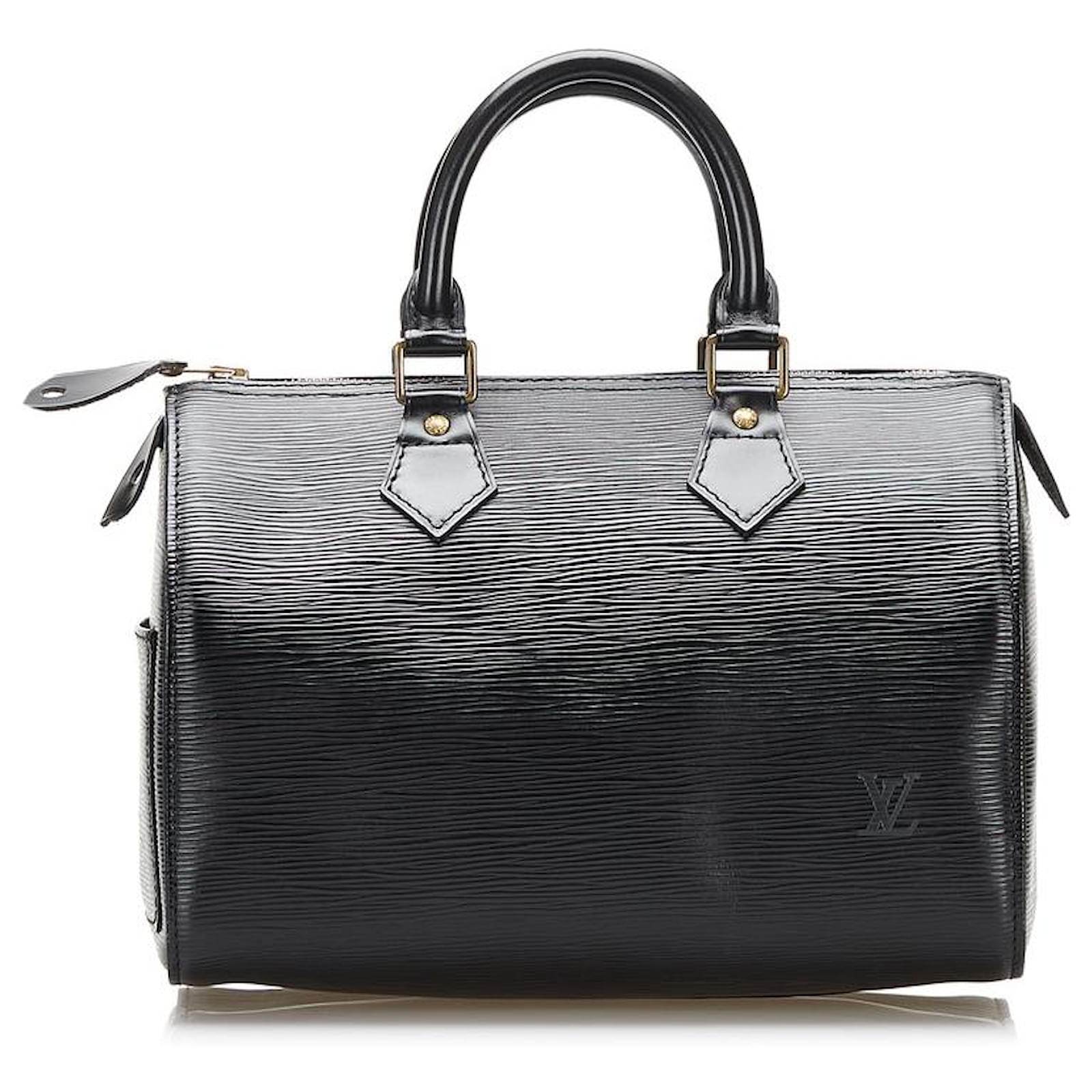 Louis Vuitton Speedy 25 Black EPI Leather Handbag VI0994