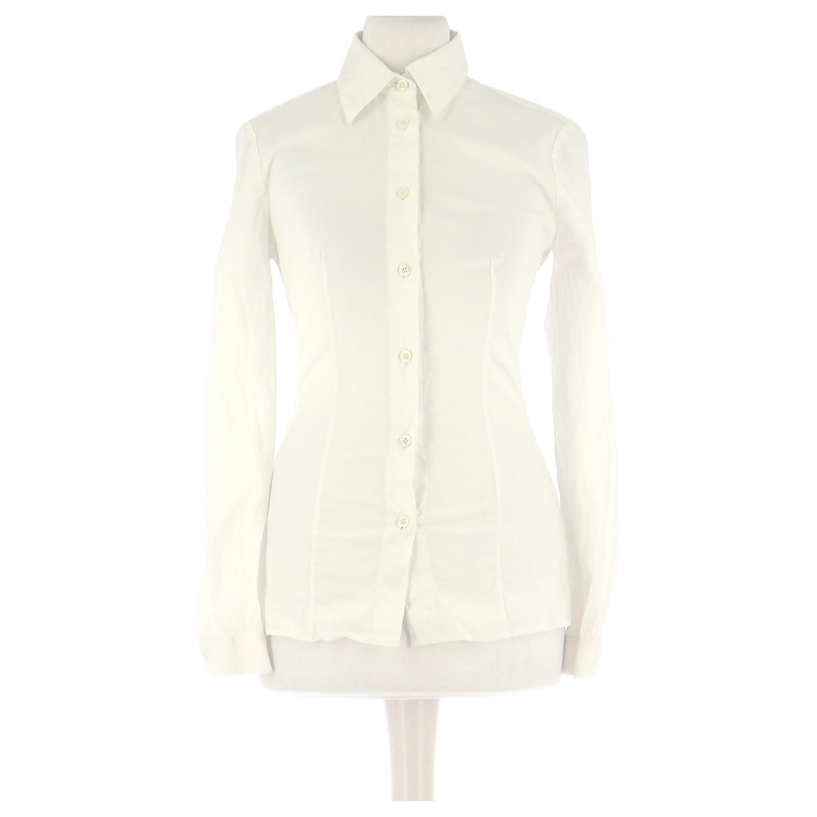 Prada Shirt White Cotton ref.741995 - Joli Closet