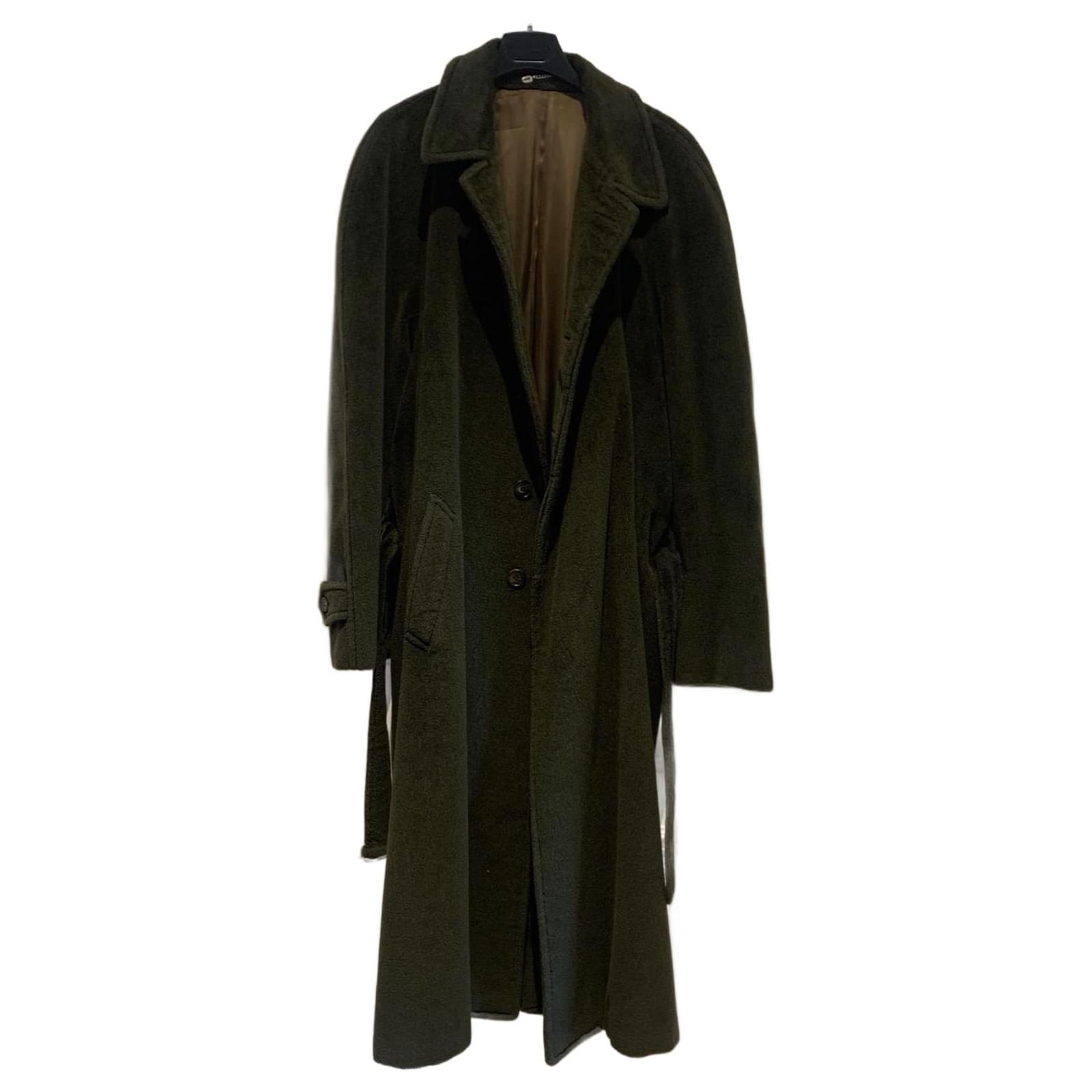 Hermes Olive Green Overcoat