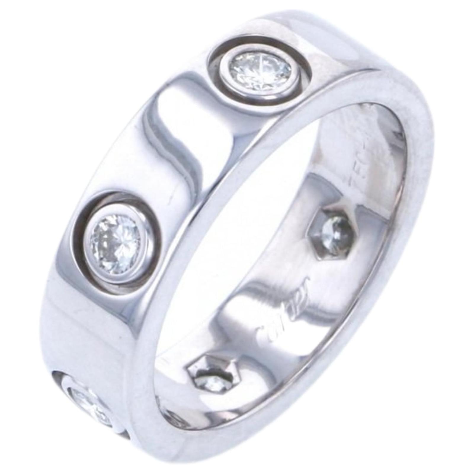 Love Cartier Liebe Silber Weißgold ref.742045 Joli Closet