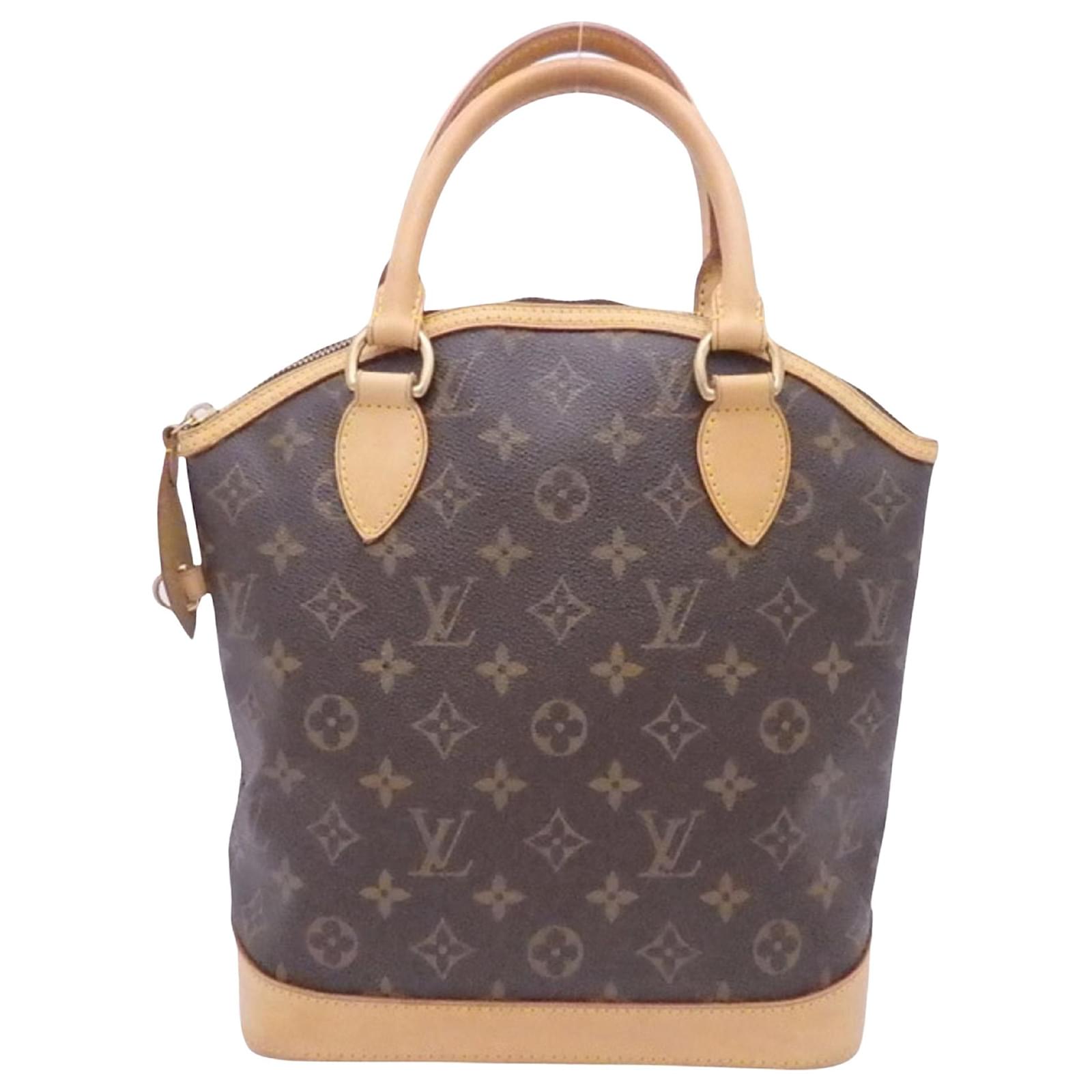 Louis Vuitton Lockit PM Monogram bag Dark brown Cloth ref.87939