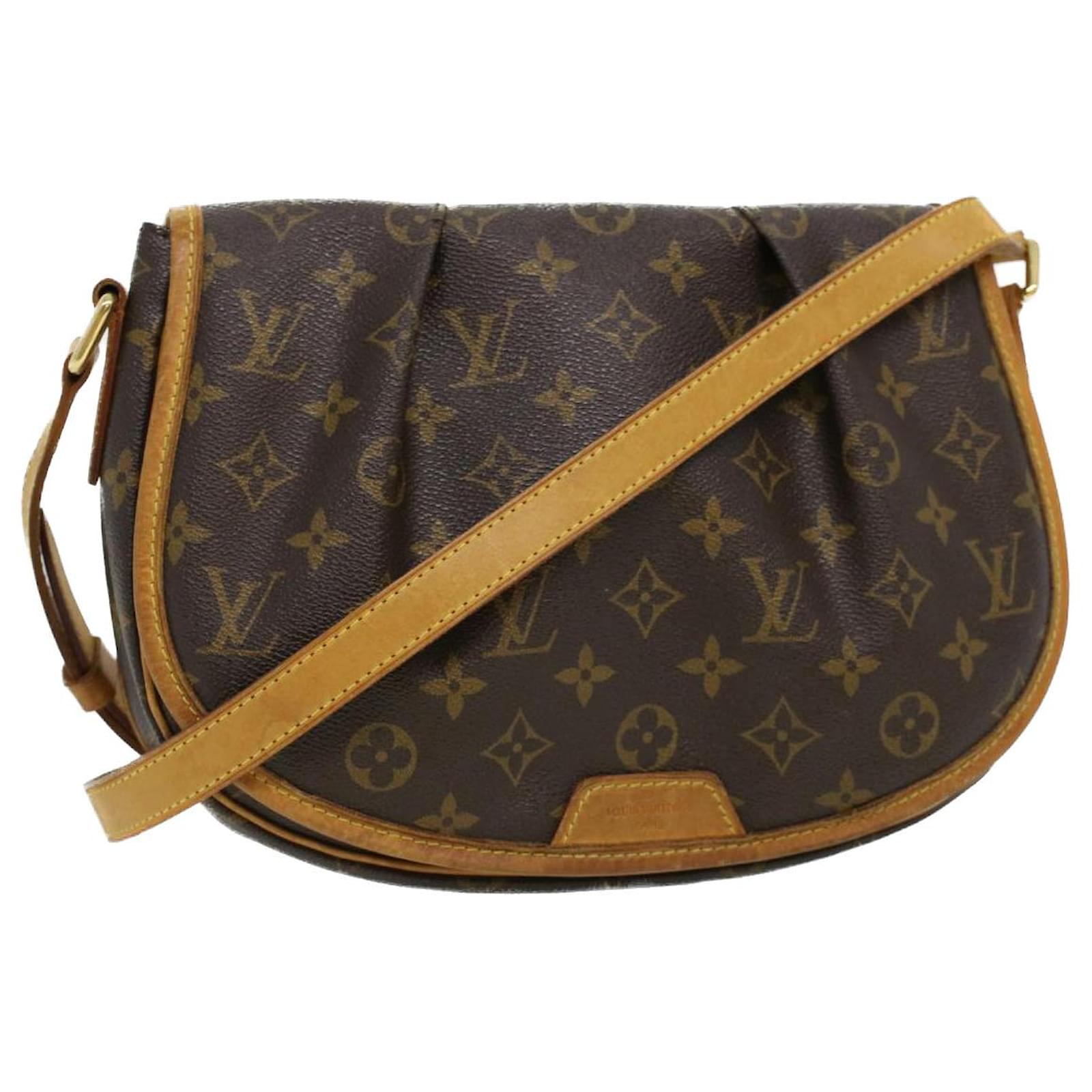 Louis Vuitton Menilmontant PM M40474 Monogram Canvas Crossbody Bag