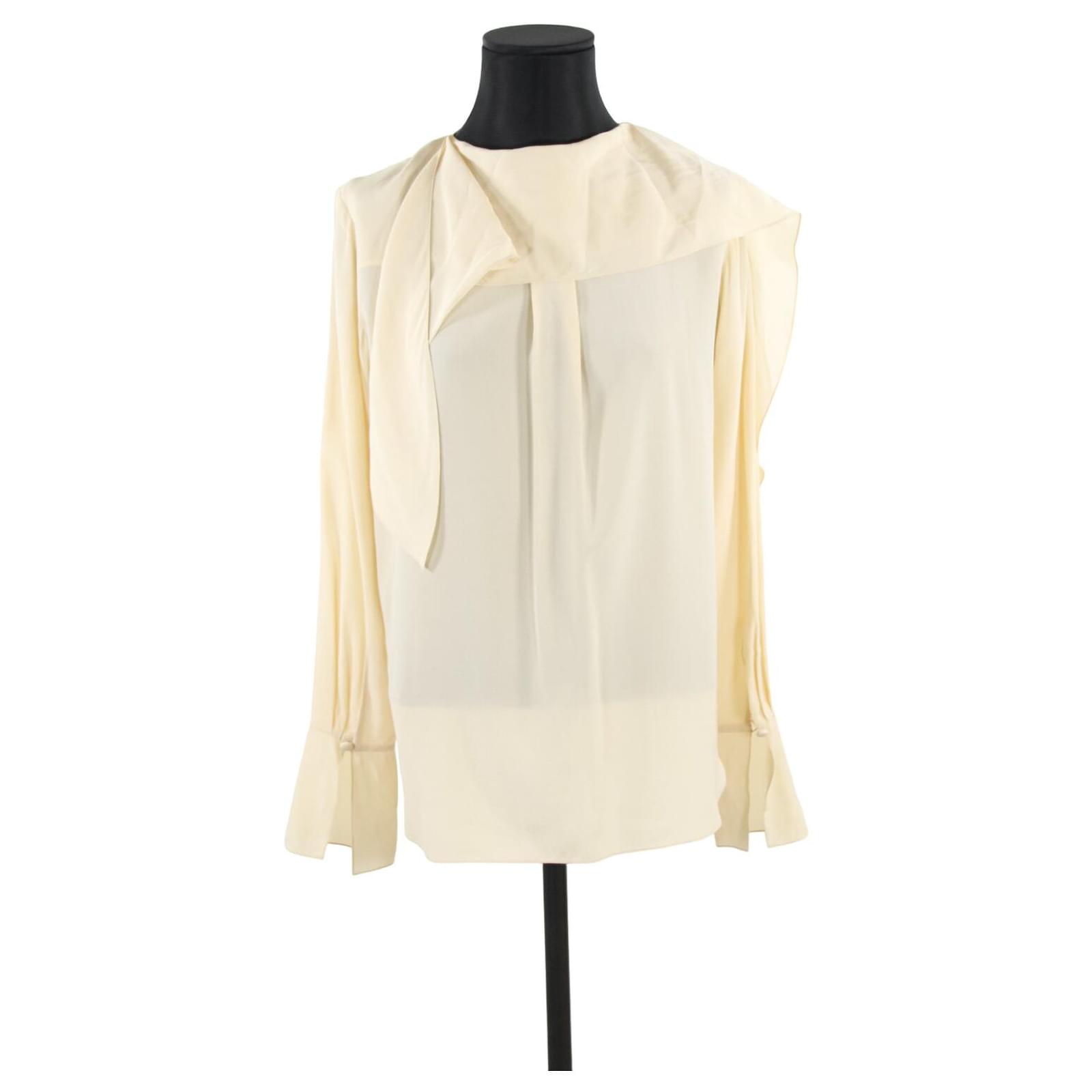 Top Fluide CHACOK - Taille 36/S - Viscose Rose Rouge - Sans Manches, Col En V - Occasion En Parfait état
