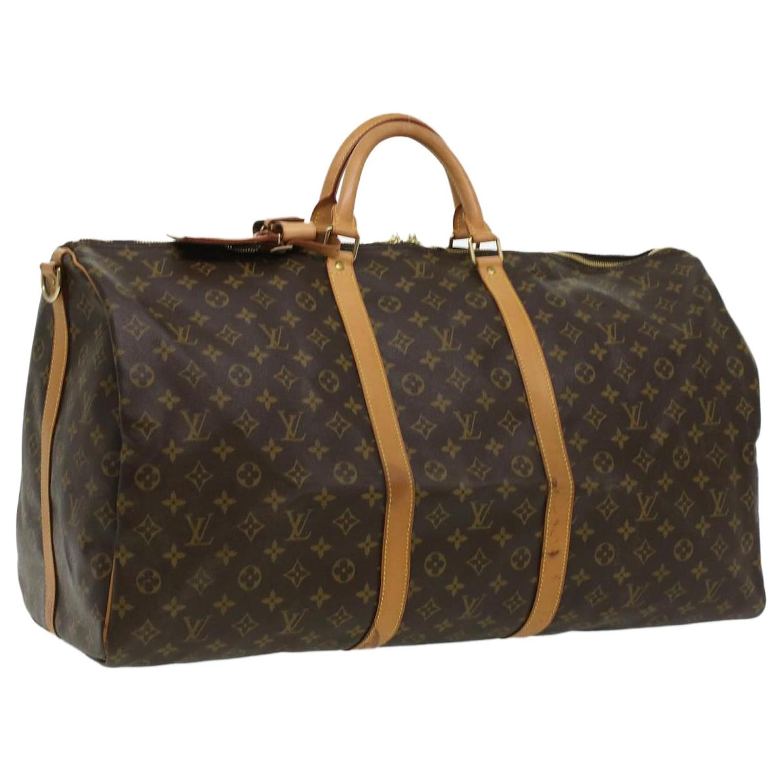 Louis Vuitton Monogram Keepall Bandouliere 60 Duffle Bag M41412