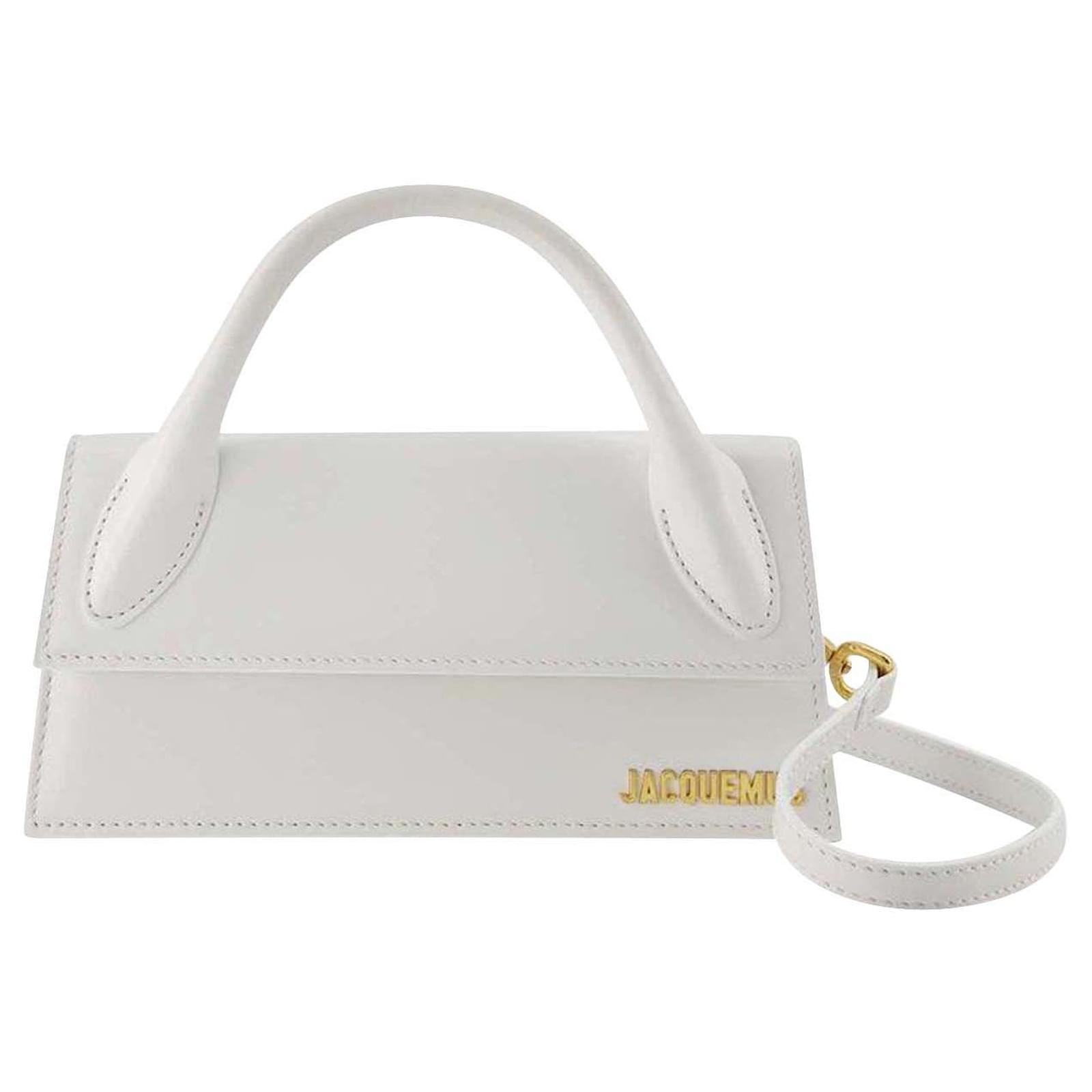 Le Chiquito Long Bag - Jacquemus - White - Leather ref.744149 - Joli Closet