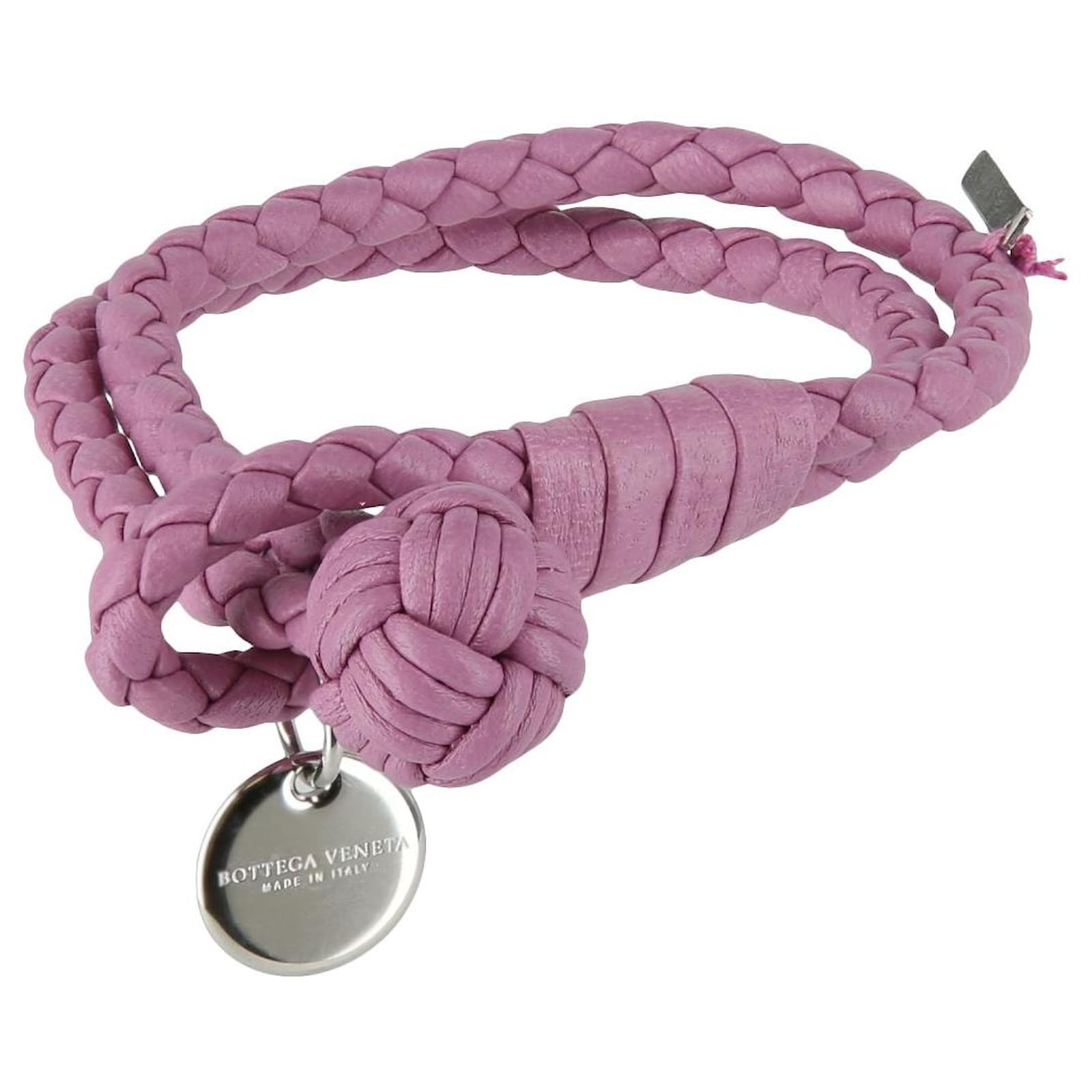 Bottega veneta intrecciato leather wrap