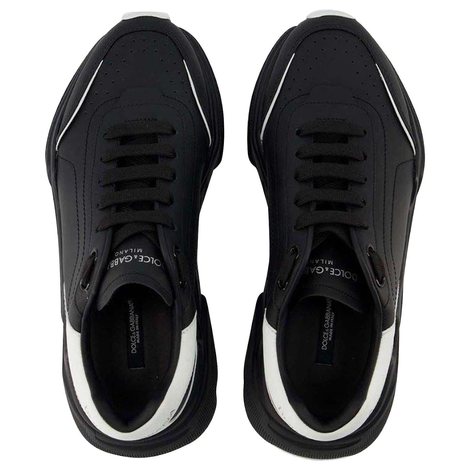 Dolce & Gabbana Daymaster Sneakers in Black Leather ref.744316 - Joli ...