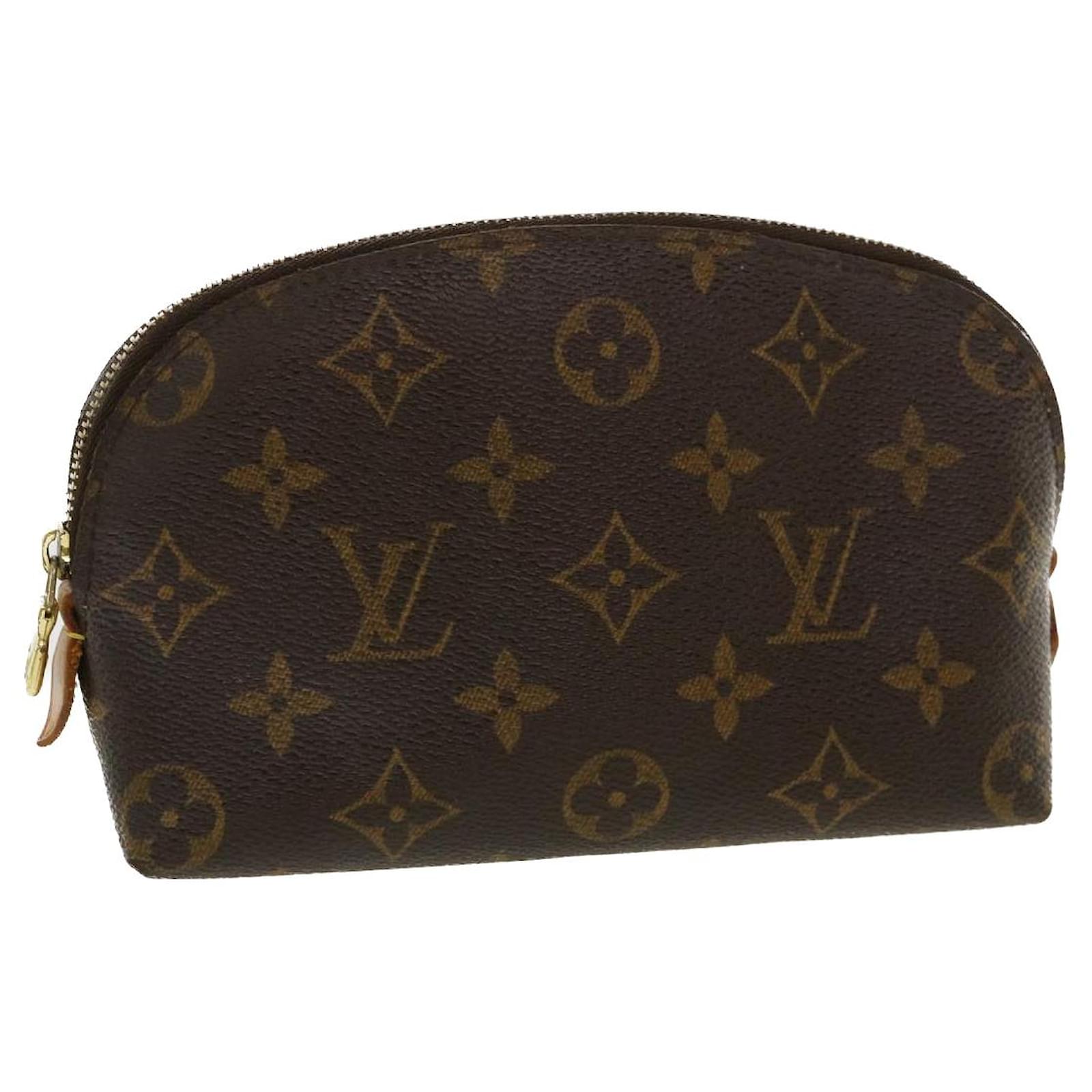 Louis Vuitton Monogram Canvas Cosmetic Pouch in Brown