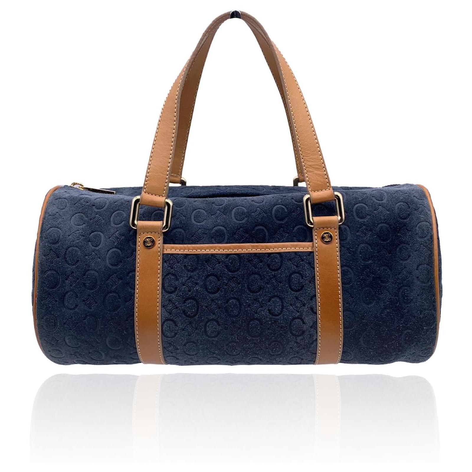 バッグ CELINE C MACADAM SUEDE ONE SHOULDER BAG Céline Macadam Suede Shoulder Bag – Après Collective